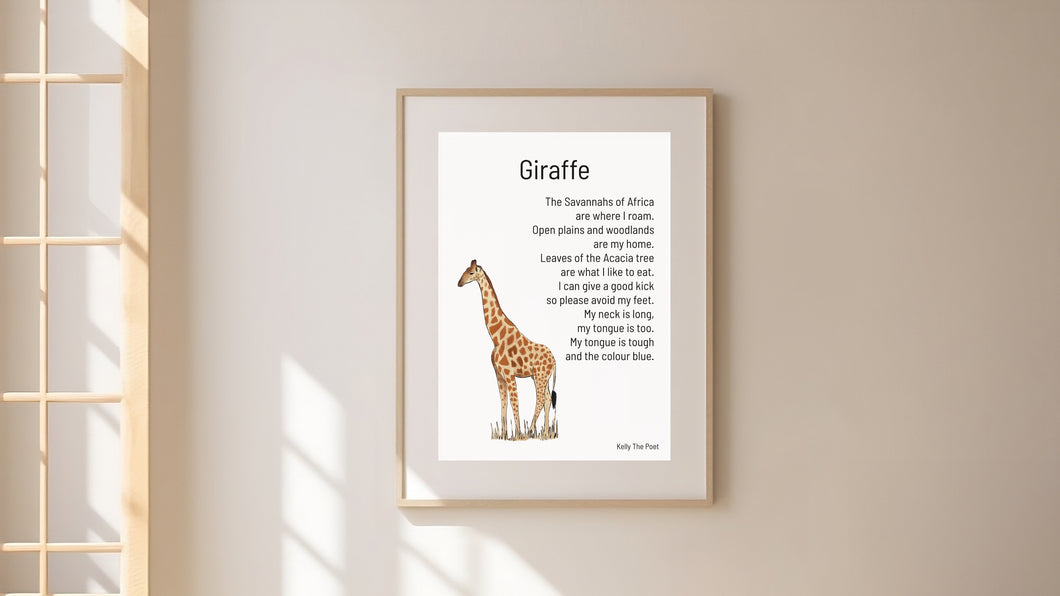 Giraffe Digital Print