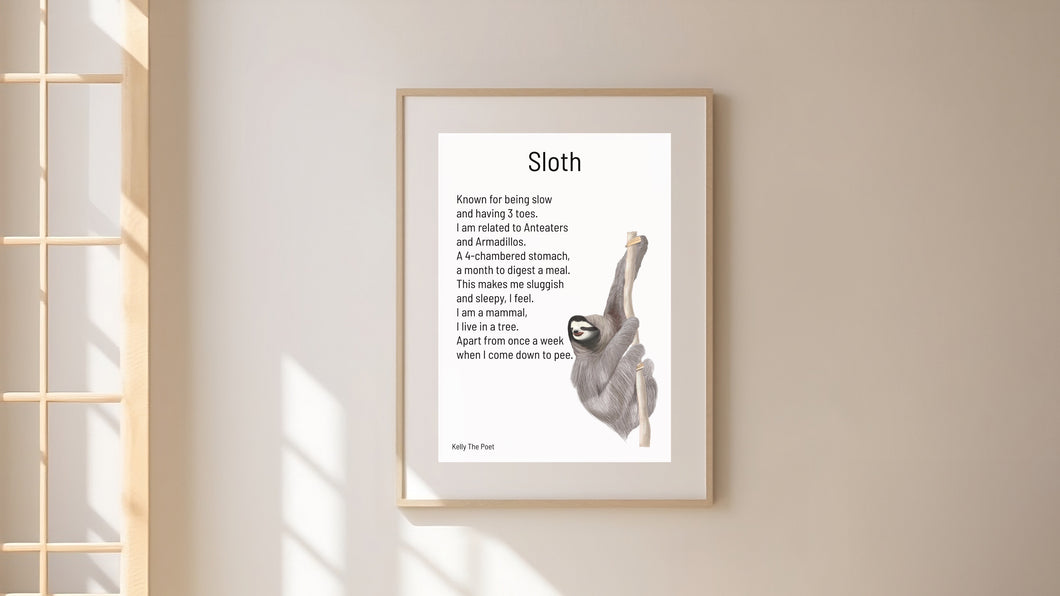 Sloth Digital Print
