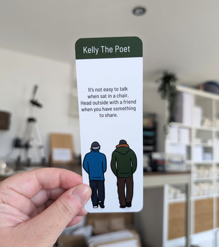 Mental Health Bookmark Kelly The Poet