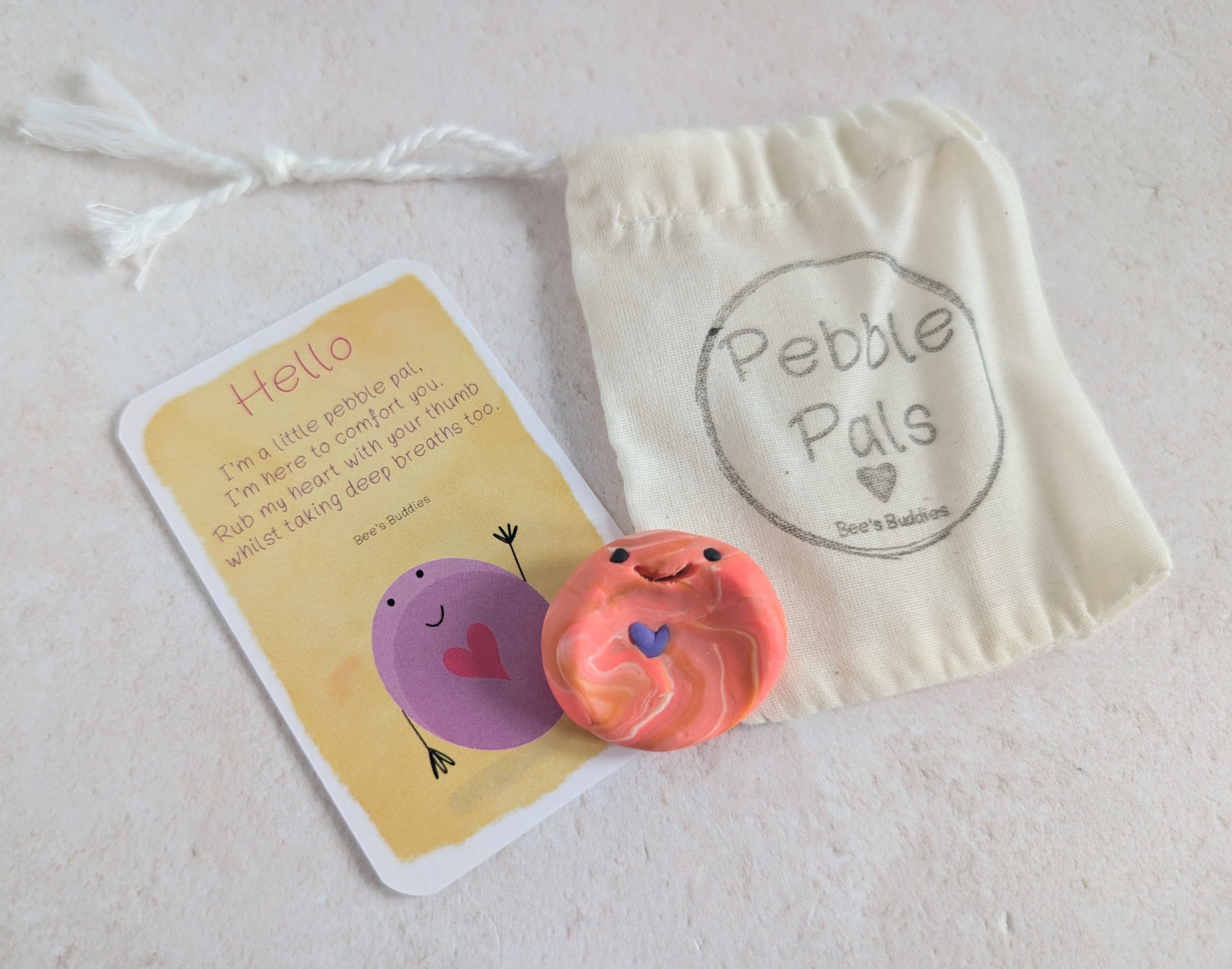 Save Teddy Pebble Pals