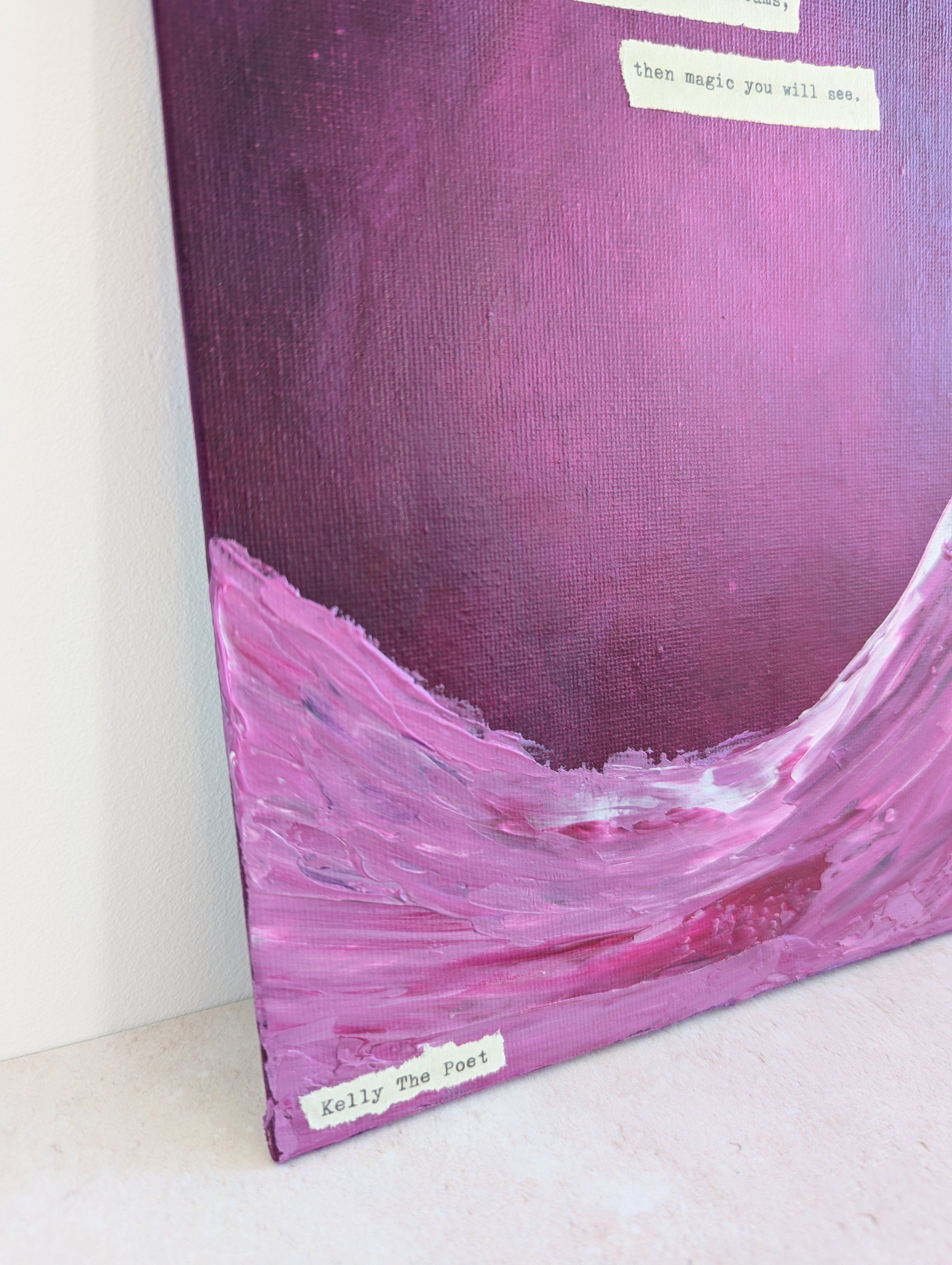 Magic You Will See Original Canvas Board
