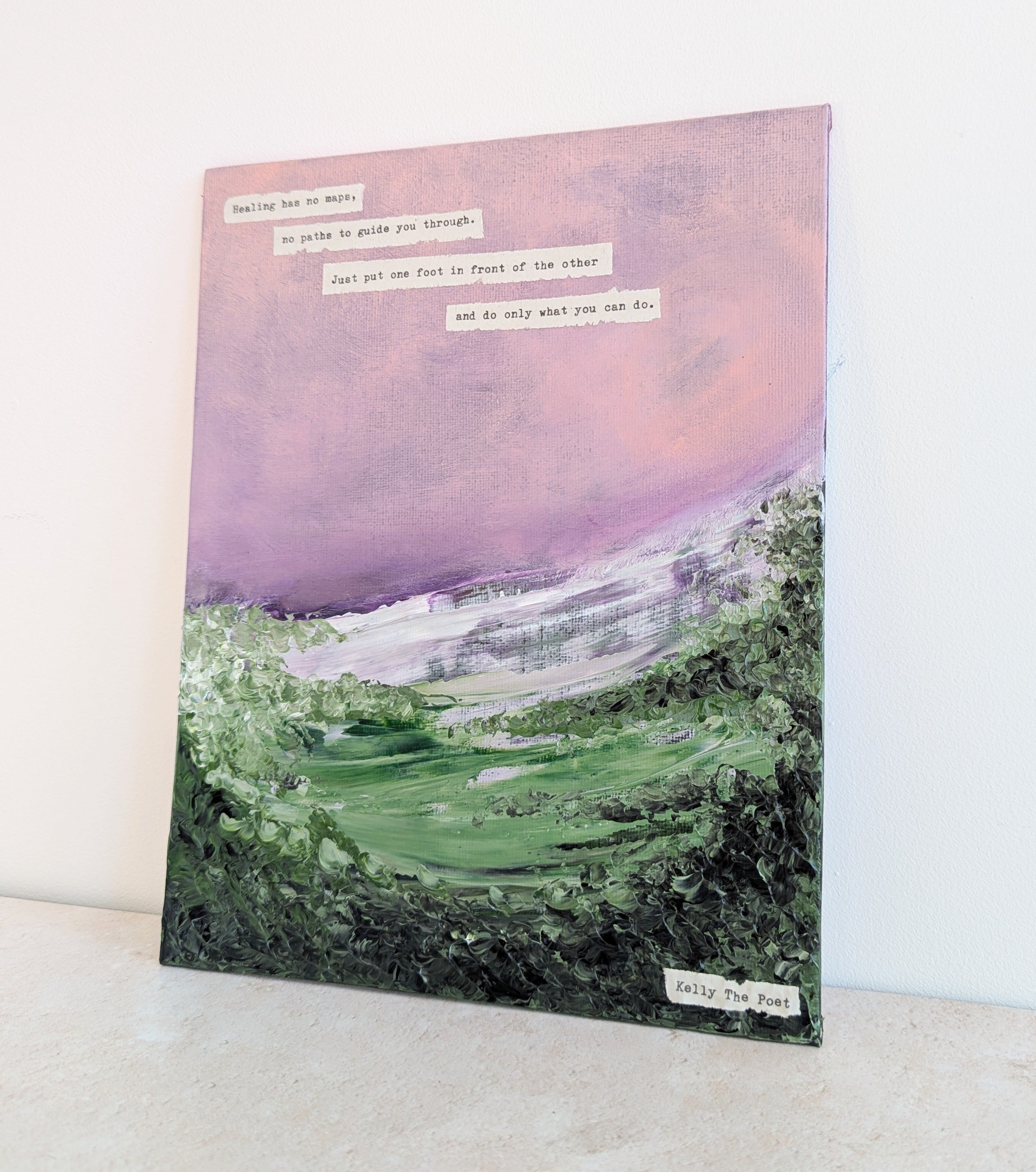 Healing Original Canvas Board