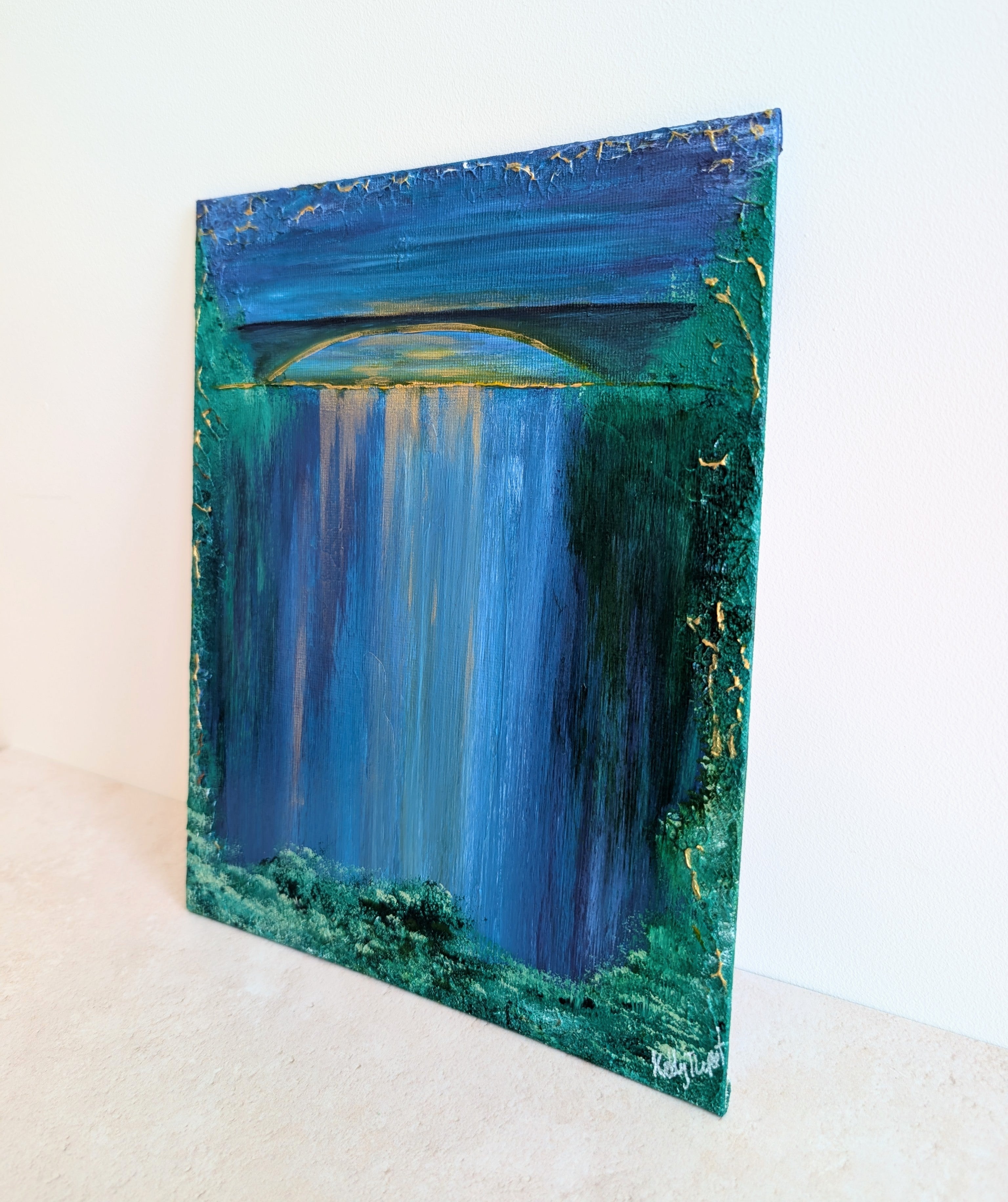 The Glowing Waterfall