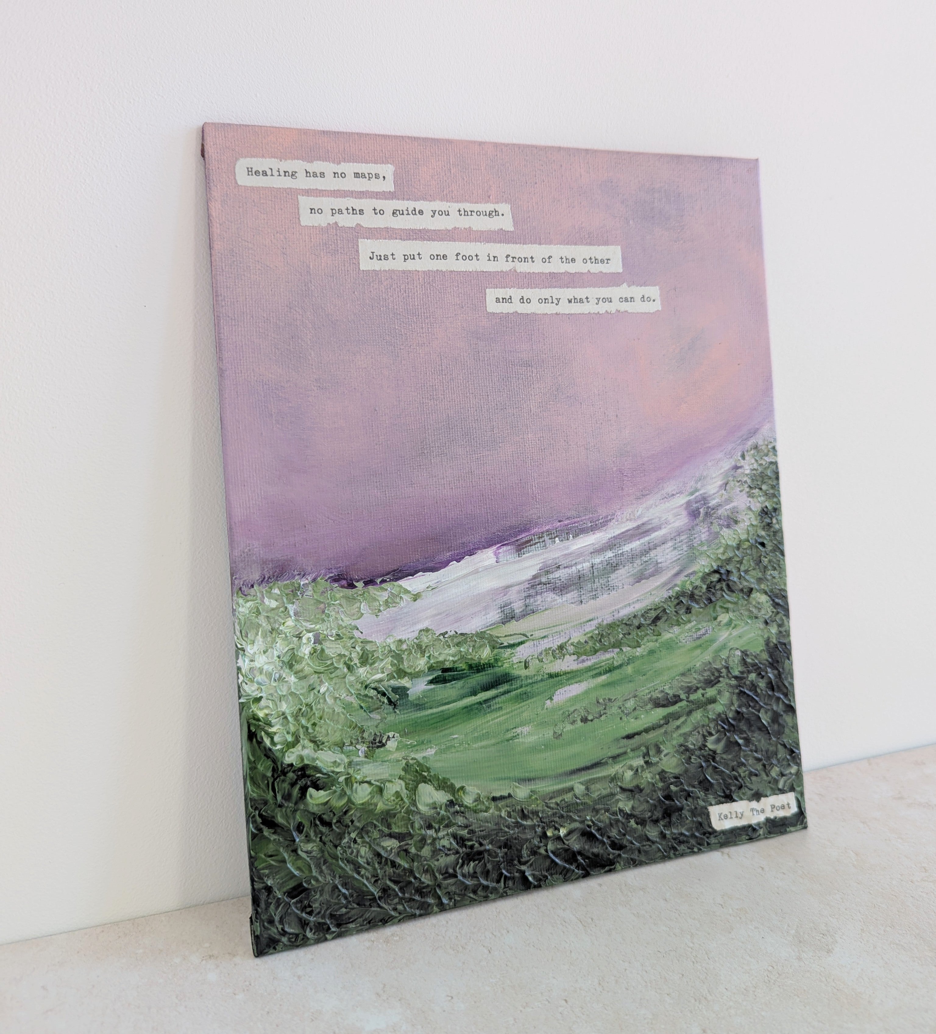 Healing Original Canvas Board