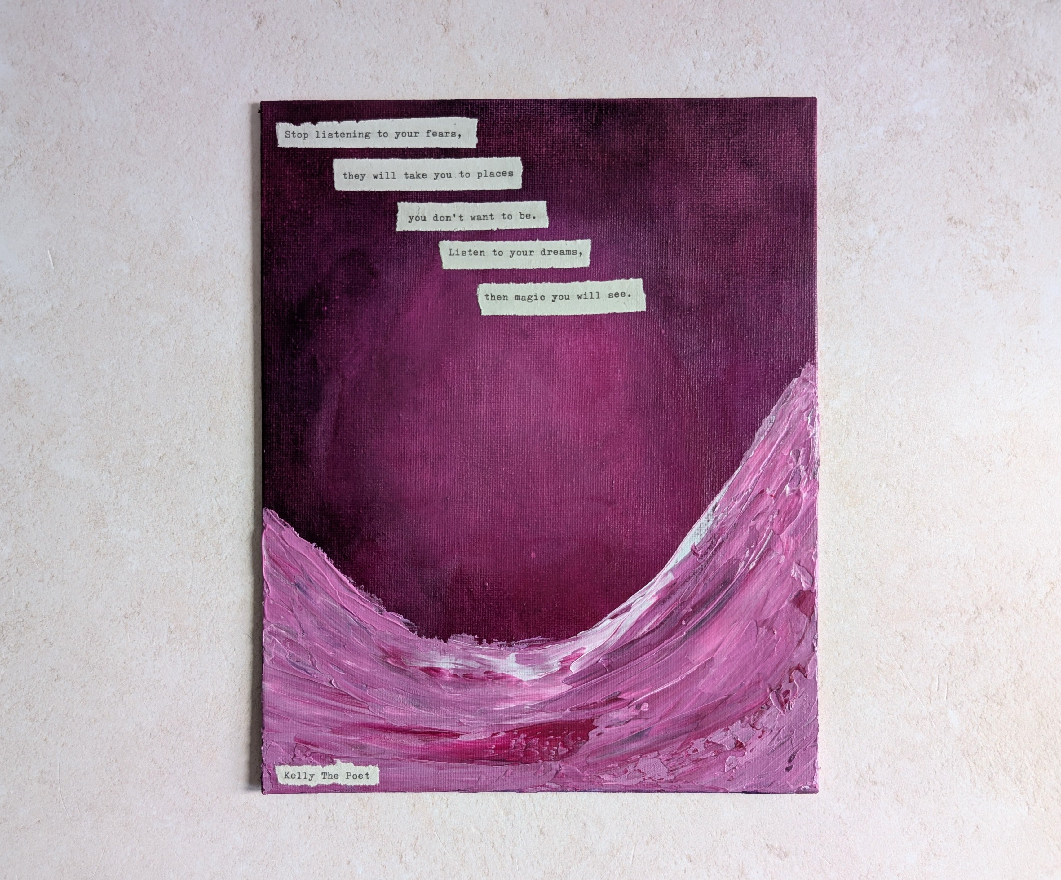 Magic You Will See Original Canvas Board