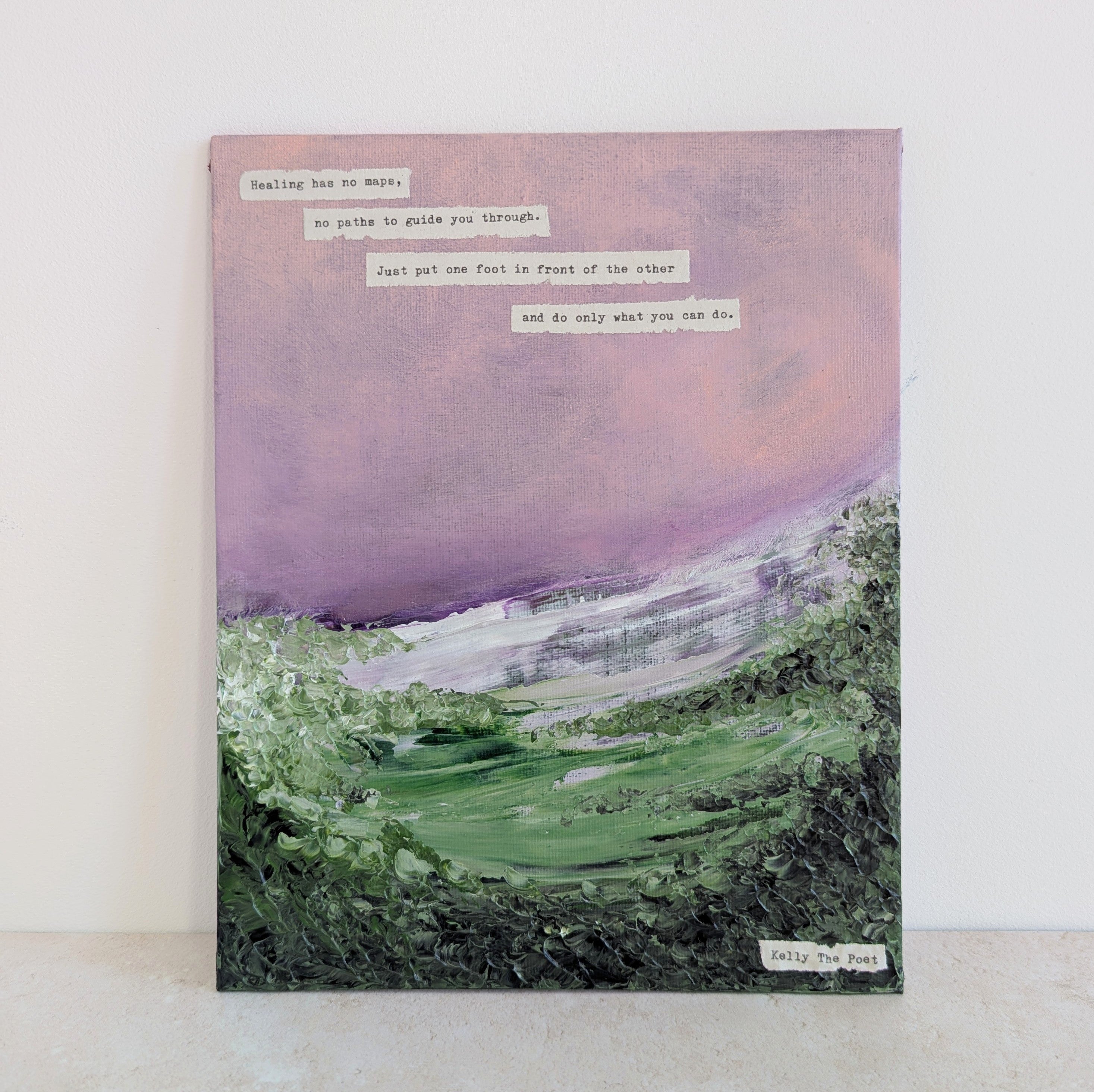 Healing Original Canvas Board