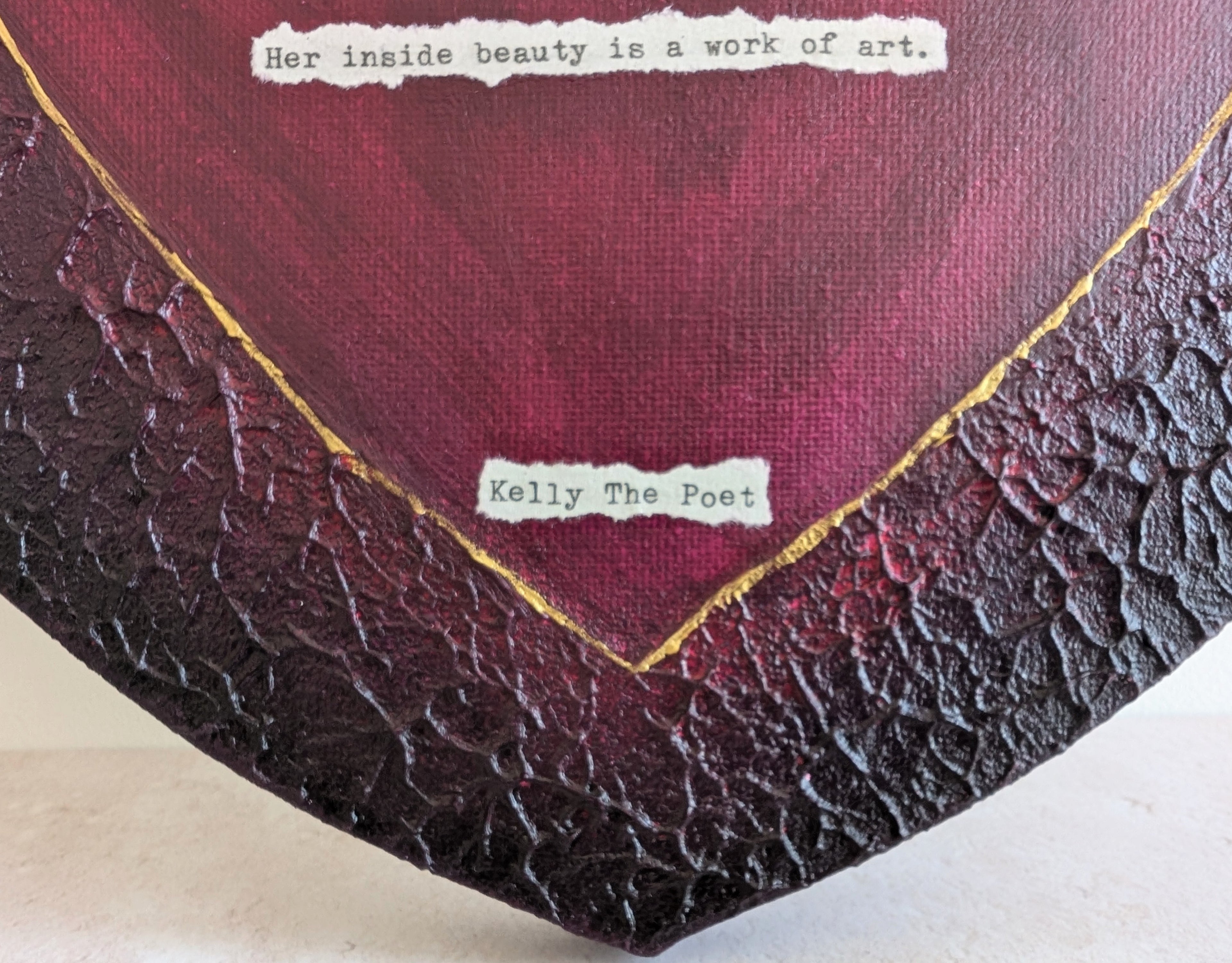 A Strong Woman Heart Canvas