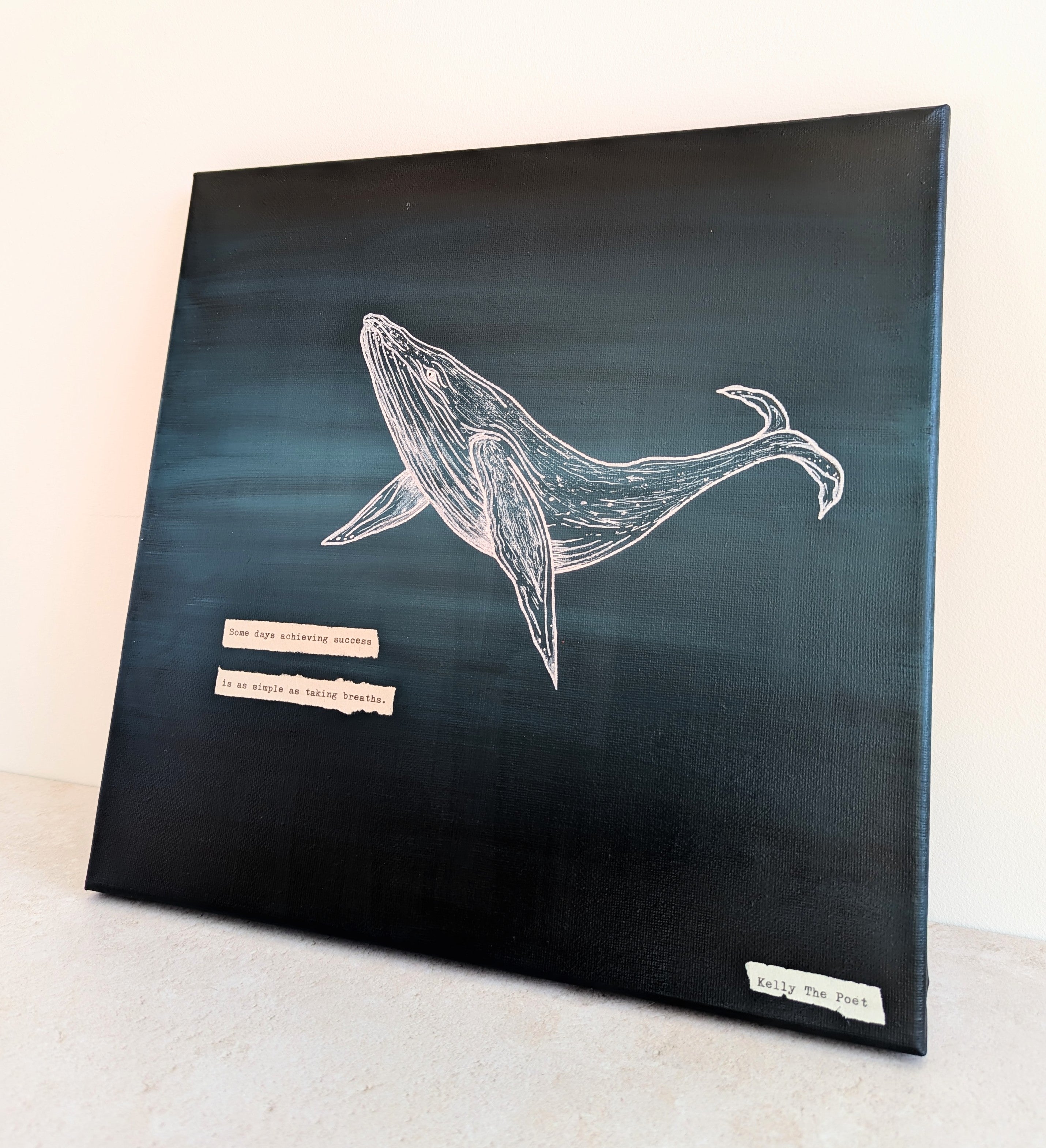 The Successful Whale Original Canvas