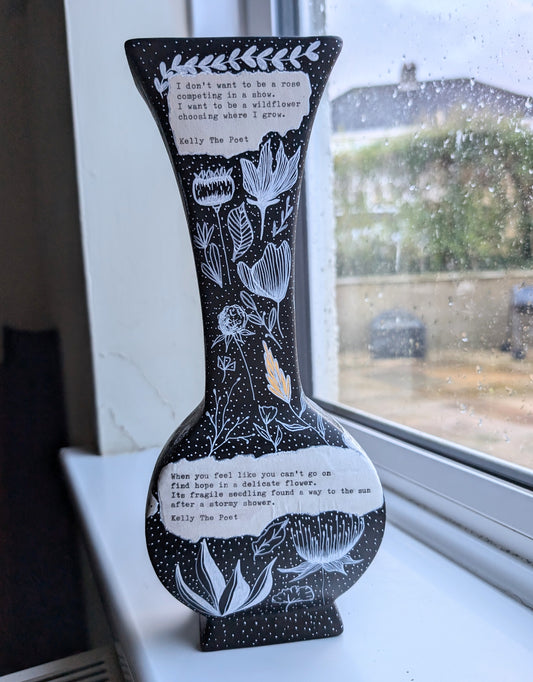 Botanical Poetry Vase