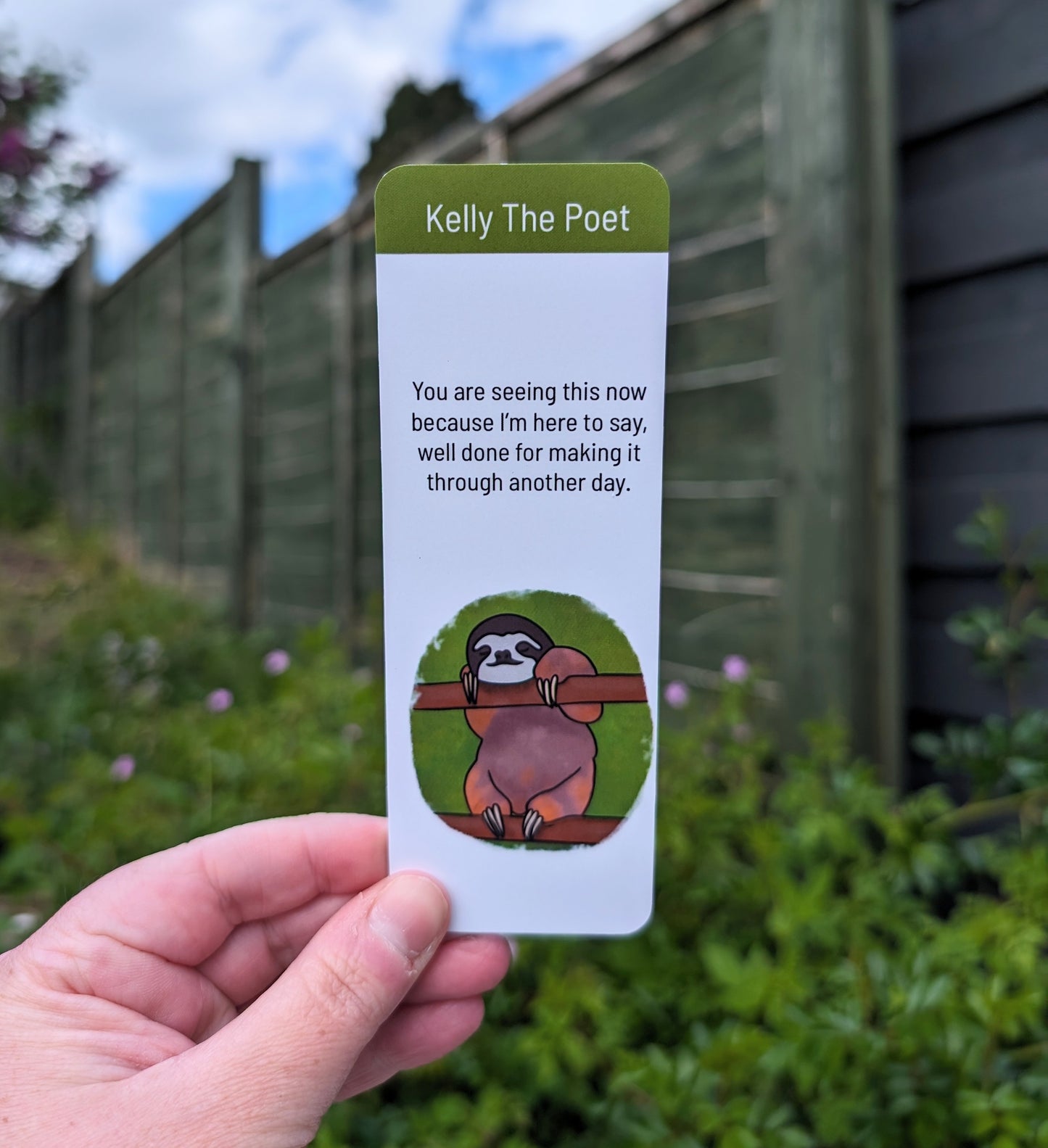 Kelly The Poet Bookmark