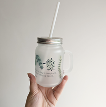 Load image into Gallery viewer, Roots - Mason Jar With Straw And Lid
