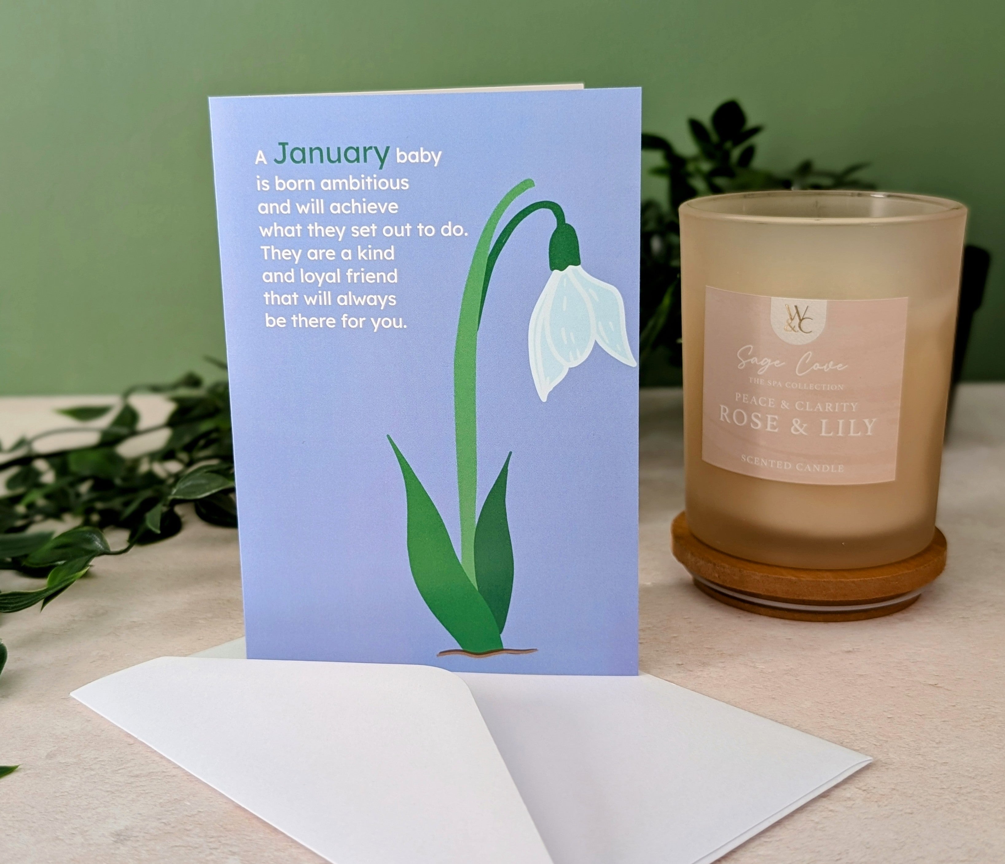 January Greeting Card