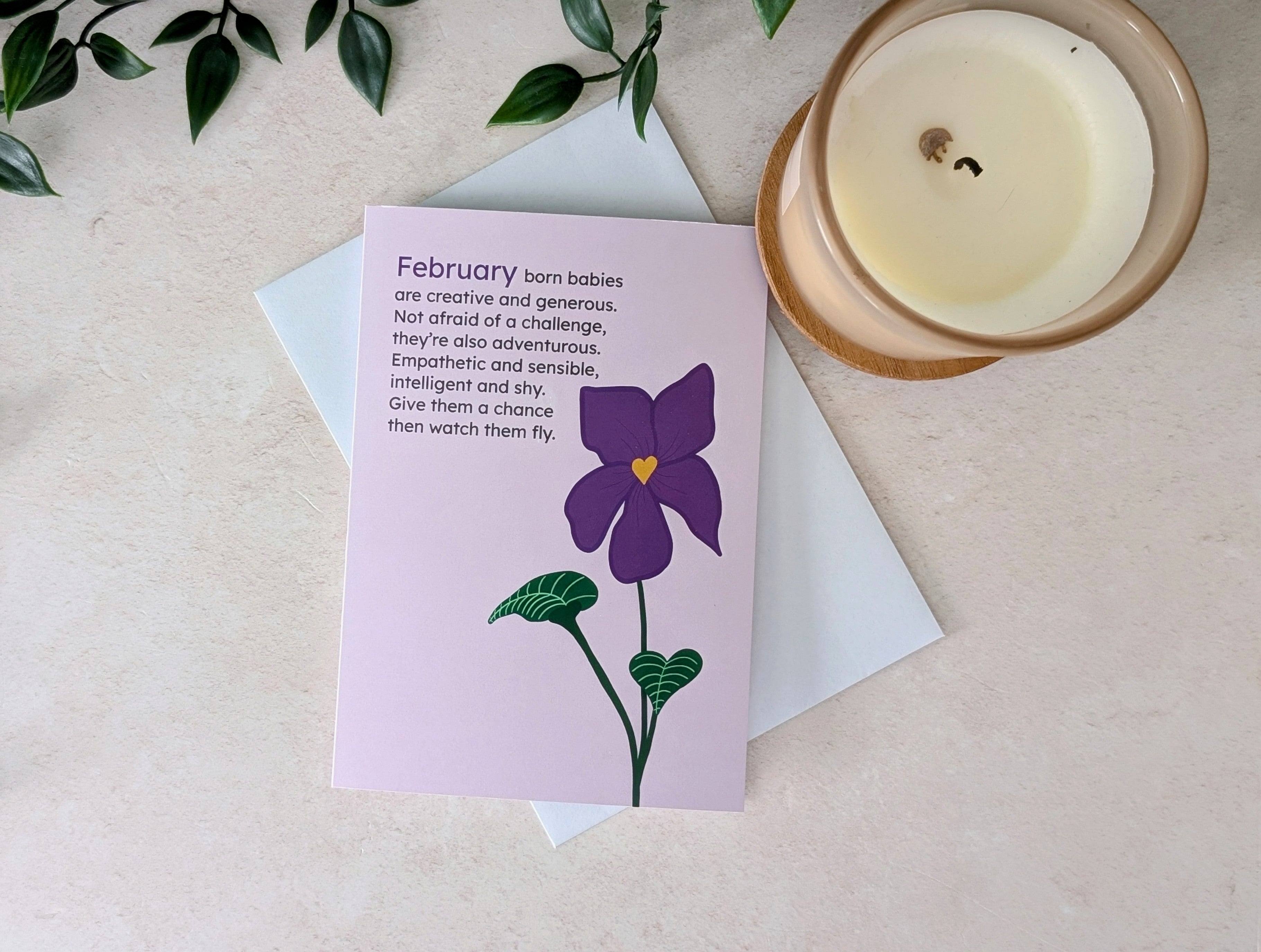 February Greeting Card