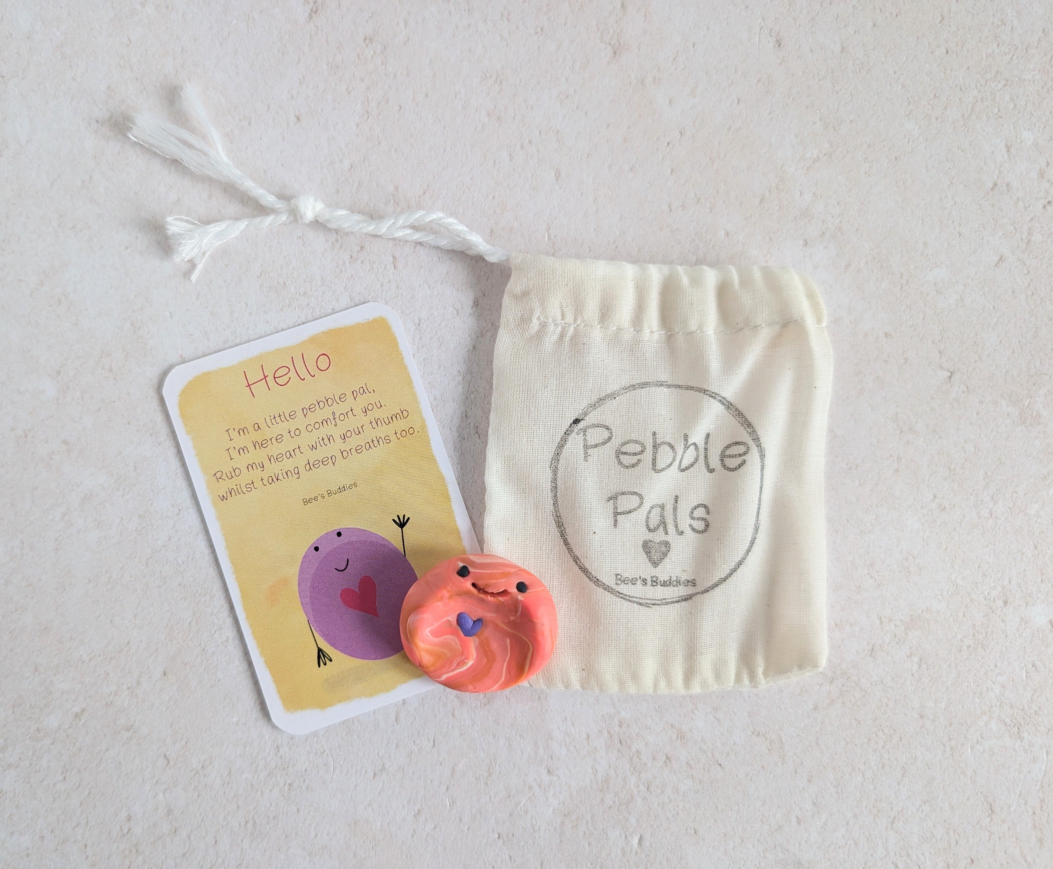 Save Teddy Pebble Pals