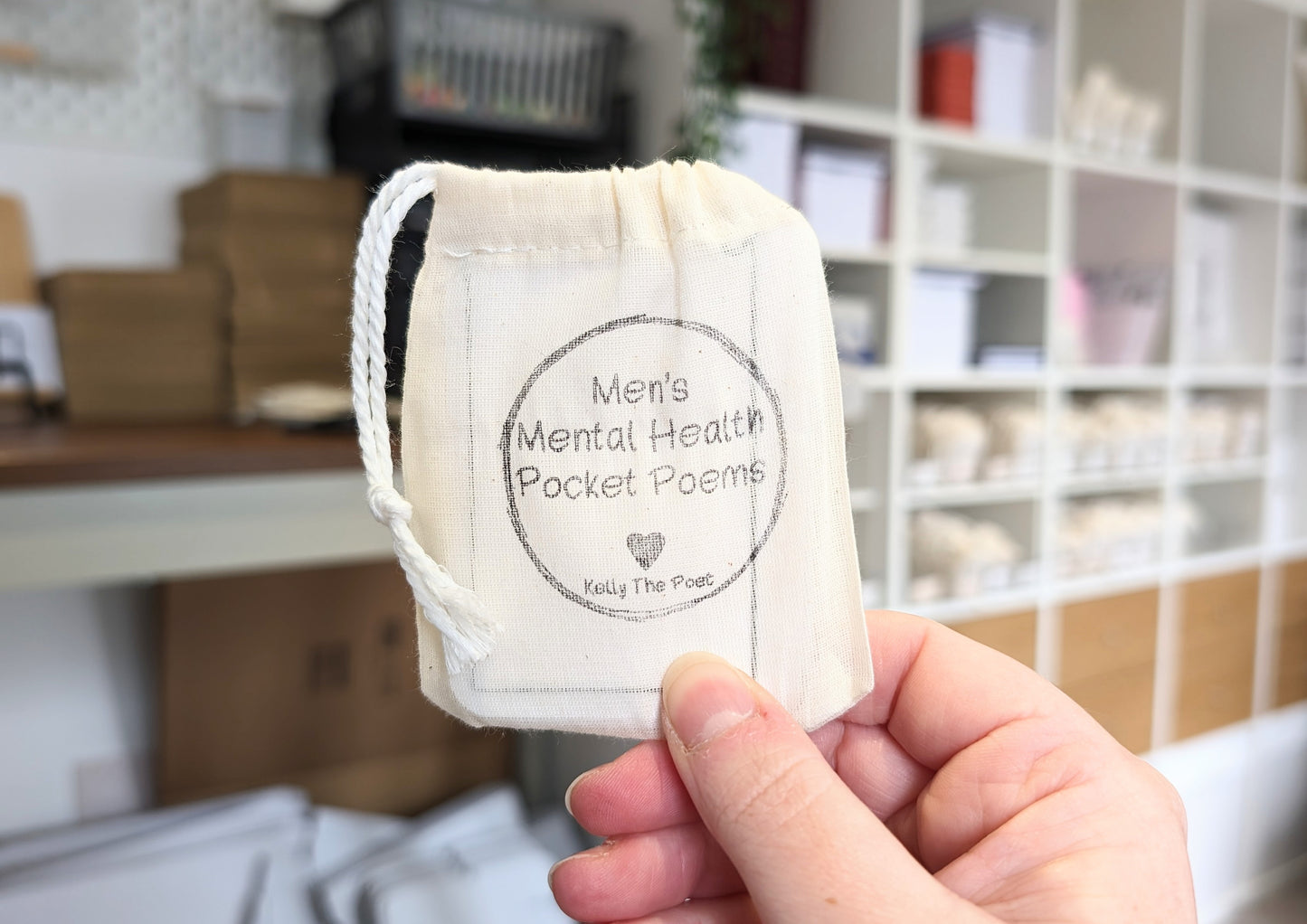 Mental Health Cards For Men, Positive poems to support men struggling with anxiety and their mental health.