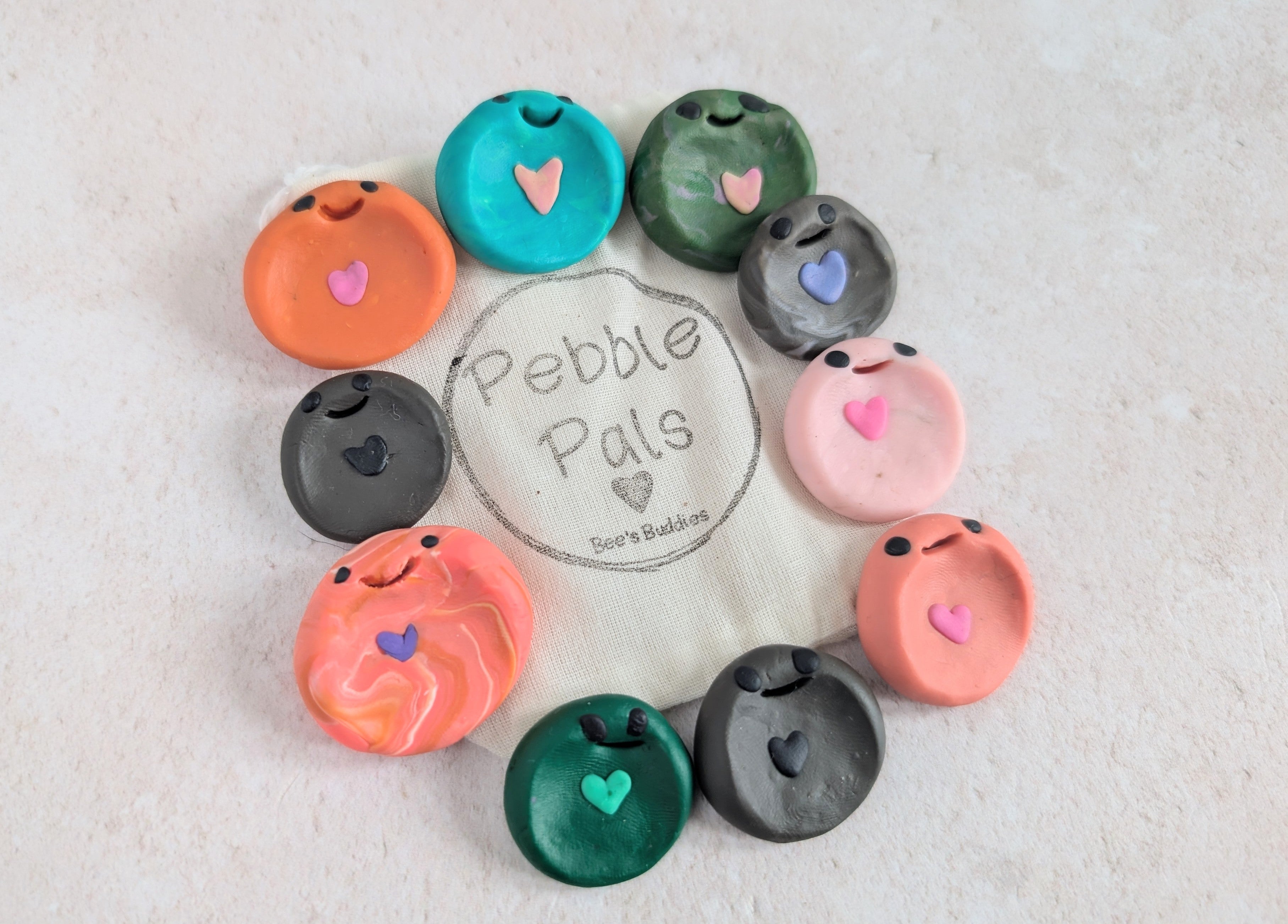 Save Teddy Pebble Pals