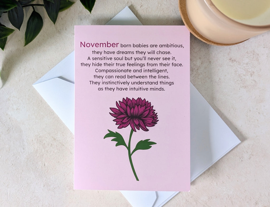 November Greeting Card