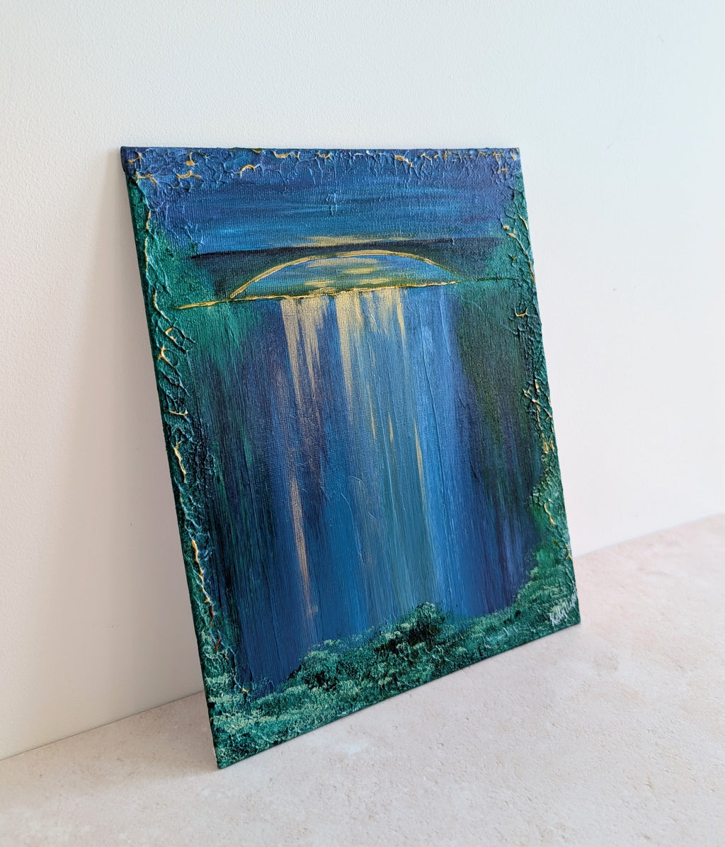 The Glowing Waterfall