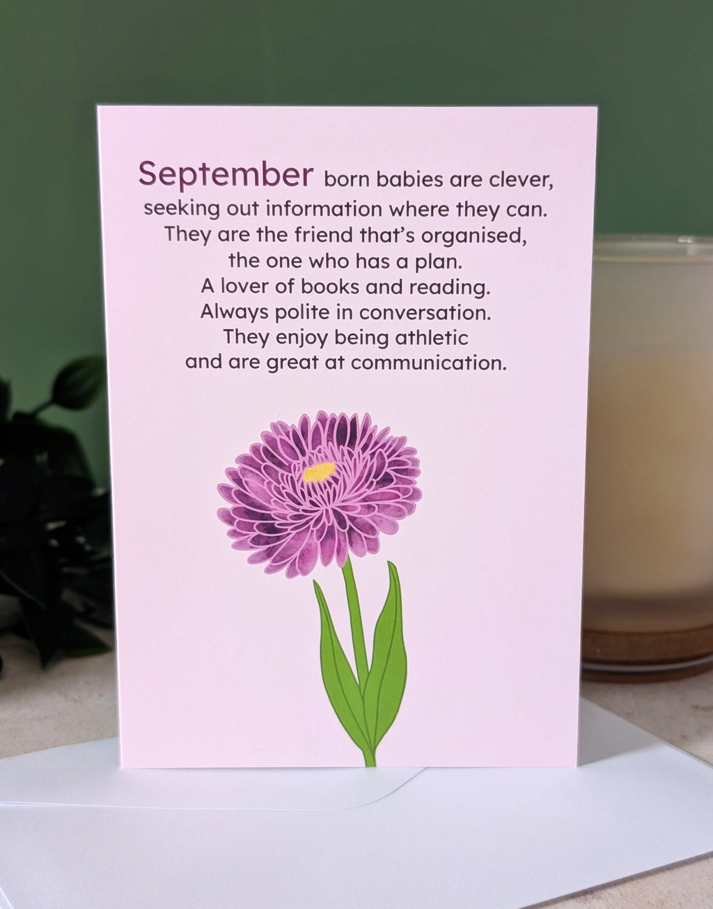 September Greeting Card