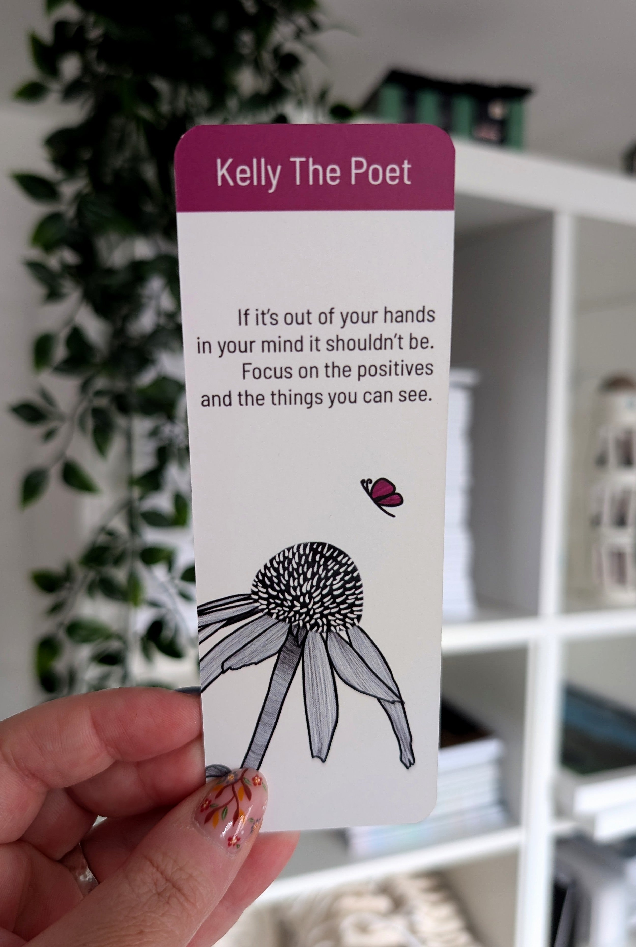 Focus On The Positives Bookmark