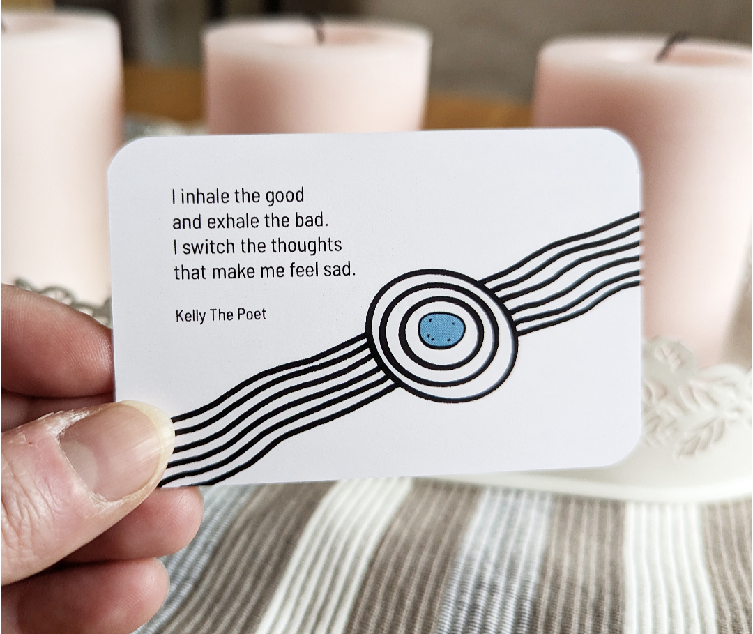 Anxiety Cards that help calm you in a panic attack and give you tools to improve your mental health.