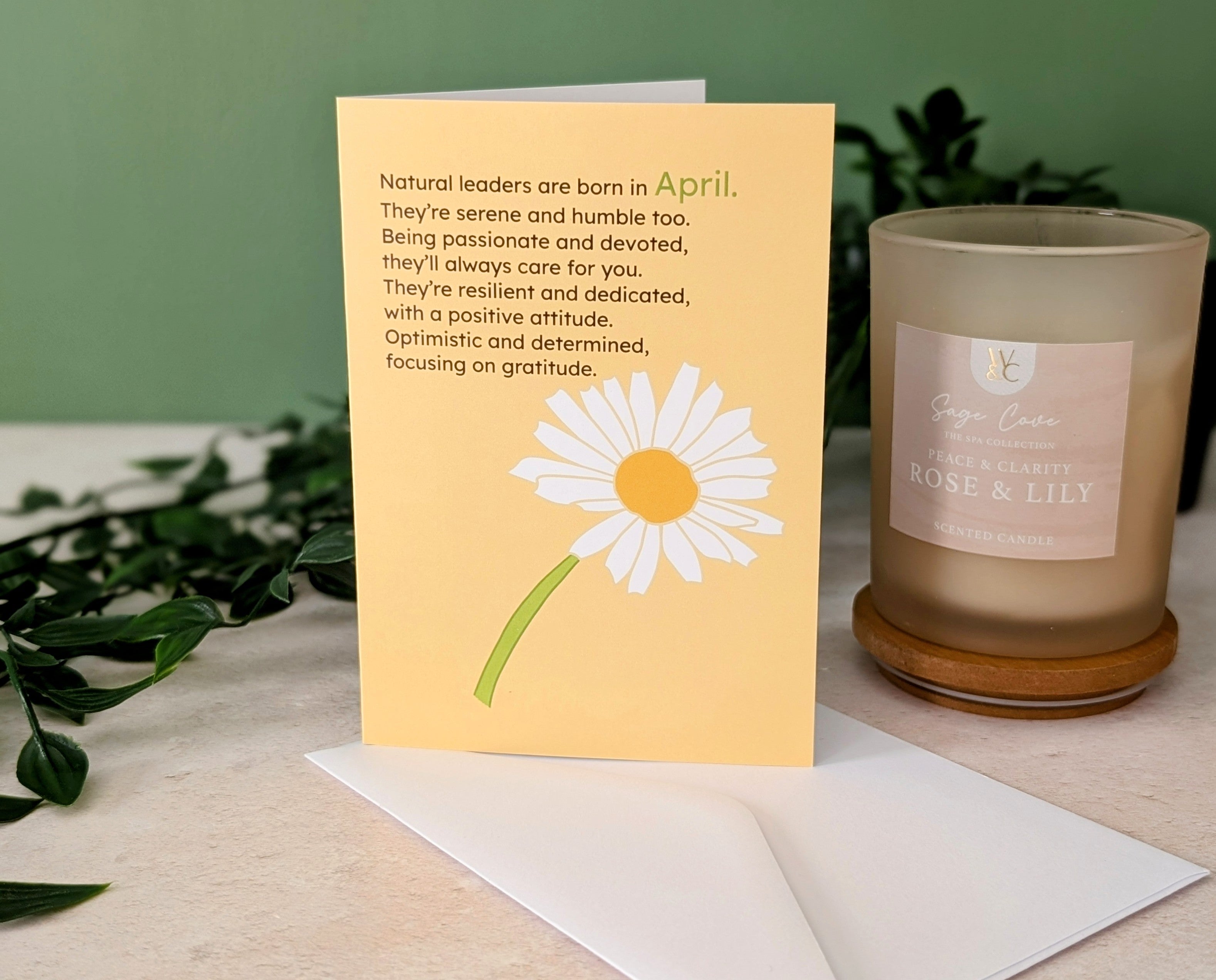 April Greeting Card