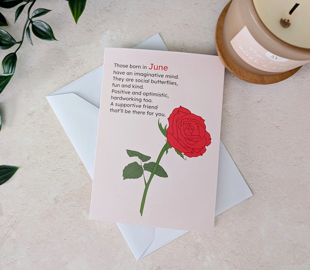 June Greeting Card