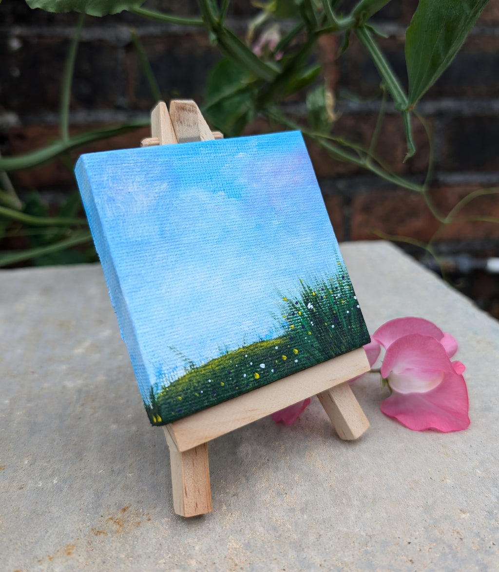 Mini Canvas Blue Meadow