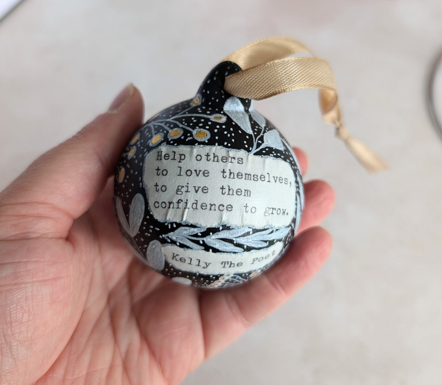 Hand Painted Bauble - Gift Of Kindness