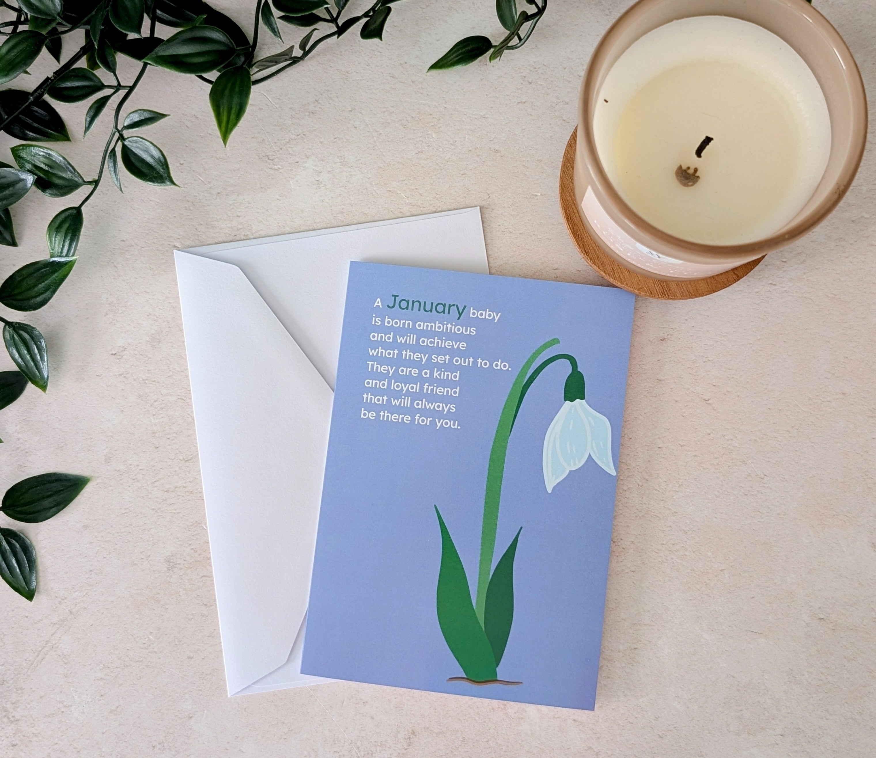 January Greeting Card
