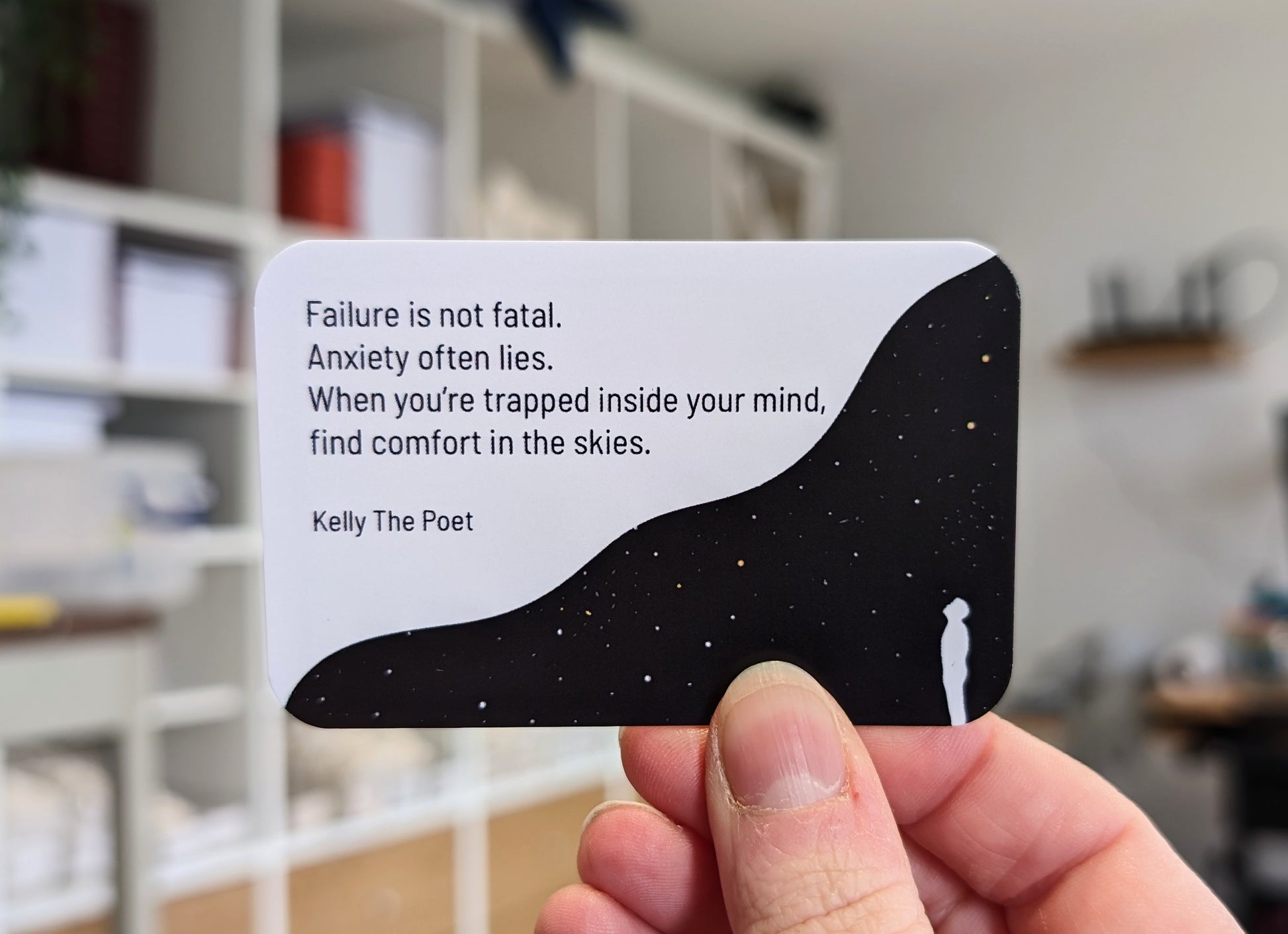 Mental Health Cards For Men, Positive poems to support men struggling with anxiety and their mental health.