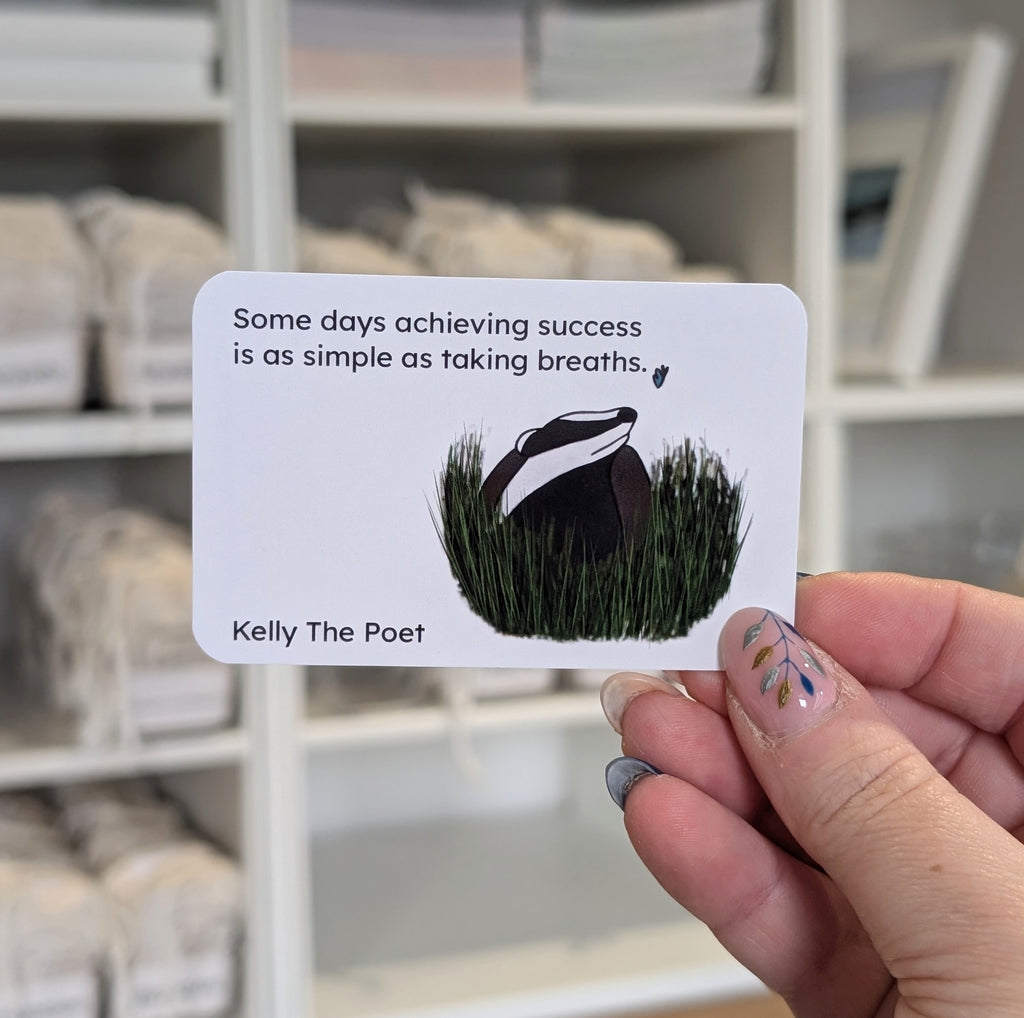 Badger And Butterfly Pocket Poems