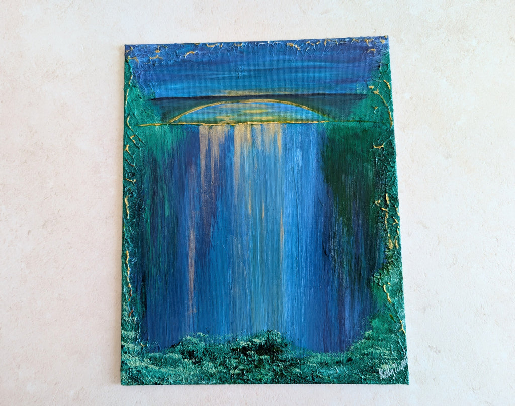 The Glowing Waterfall