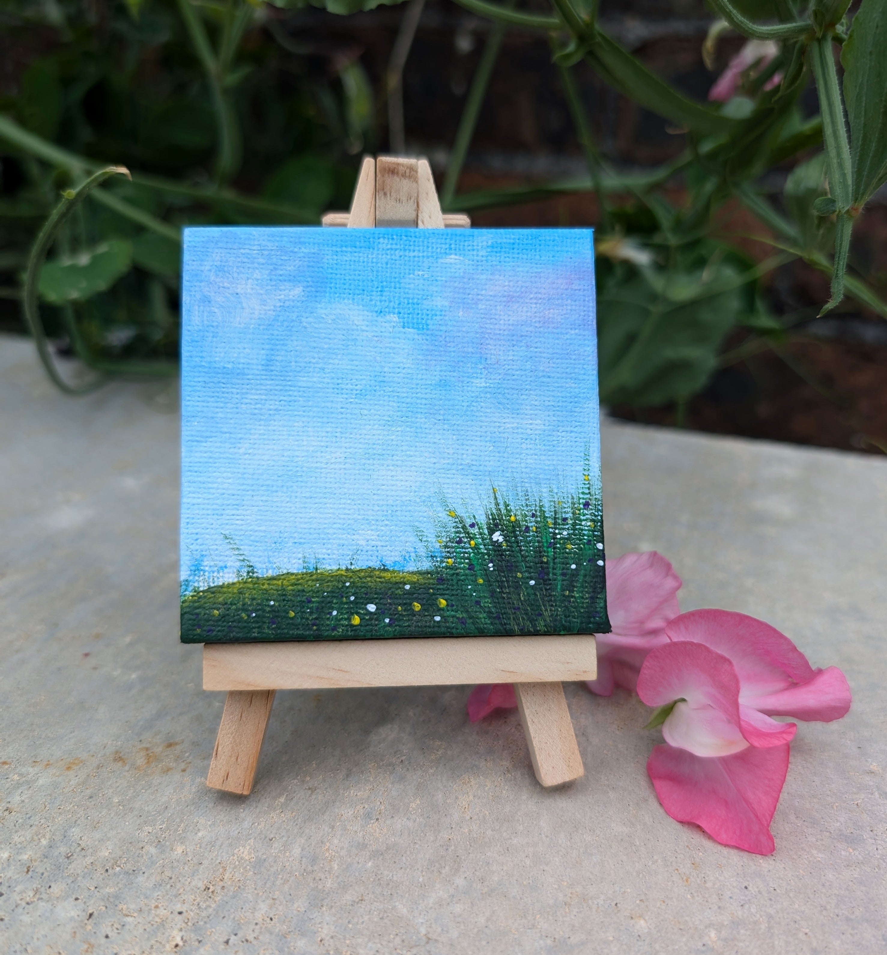 Mini Canvas Blue Meadow