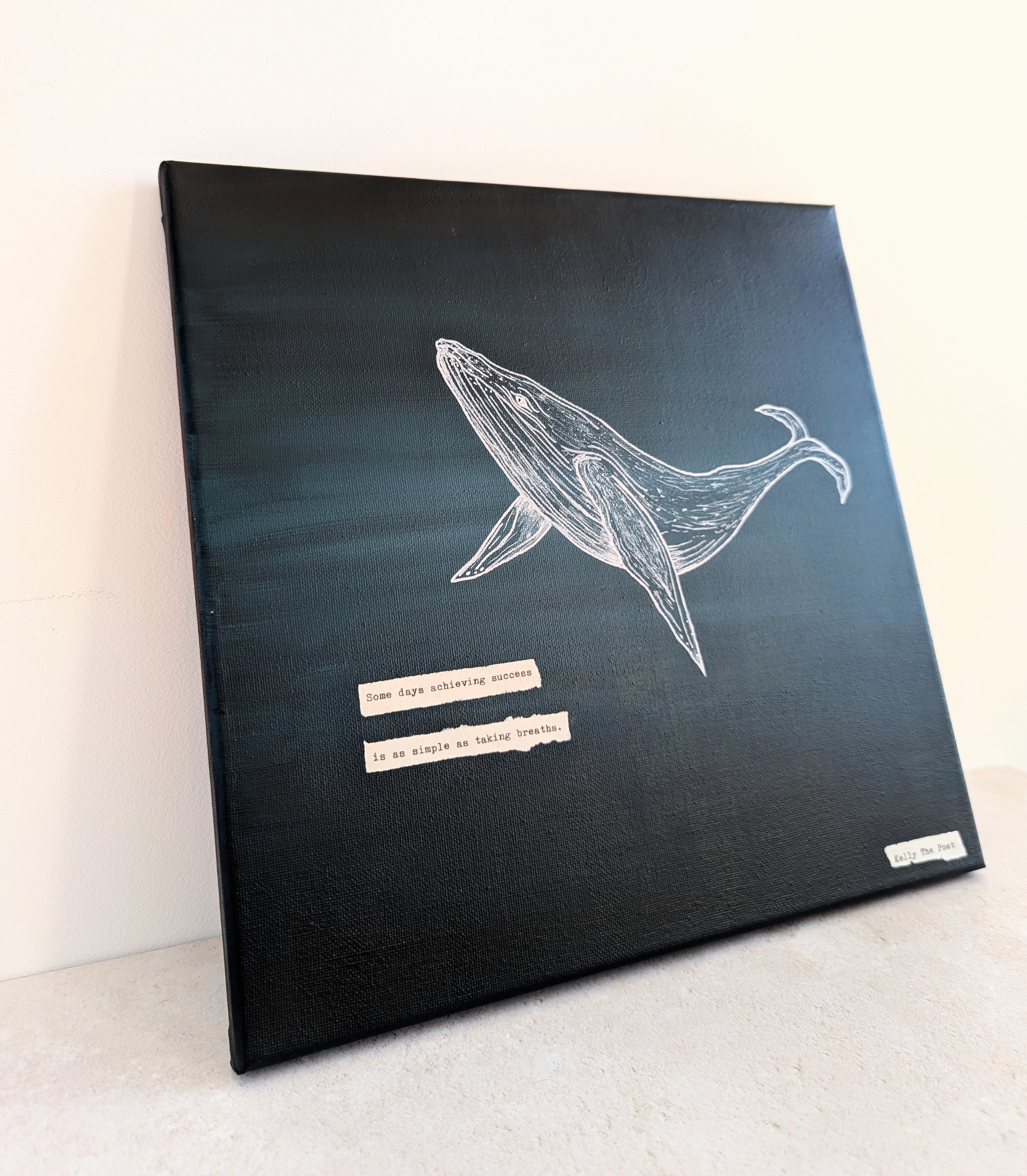 The Successful Whale Original Canvas