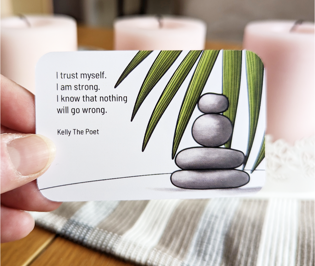 Anxiety Cards that help calm you in a panic attack and give you tools to improve your mental health.