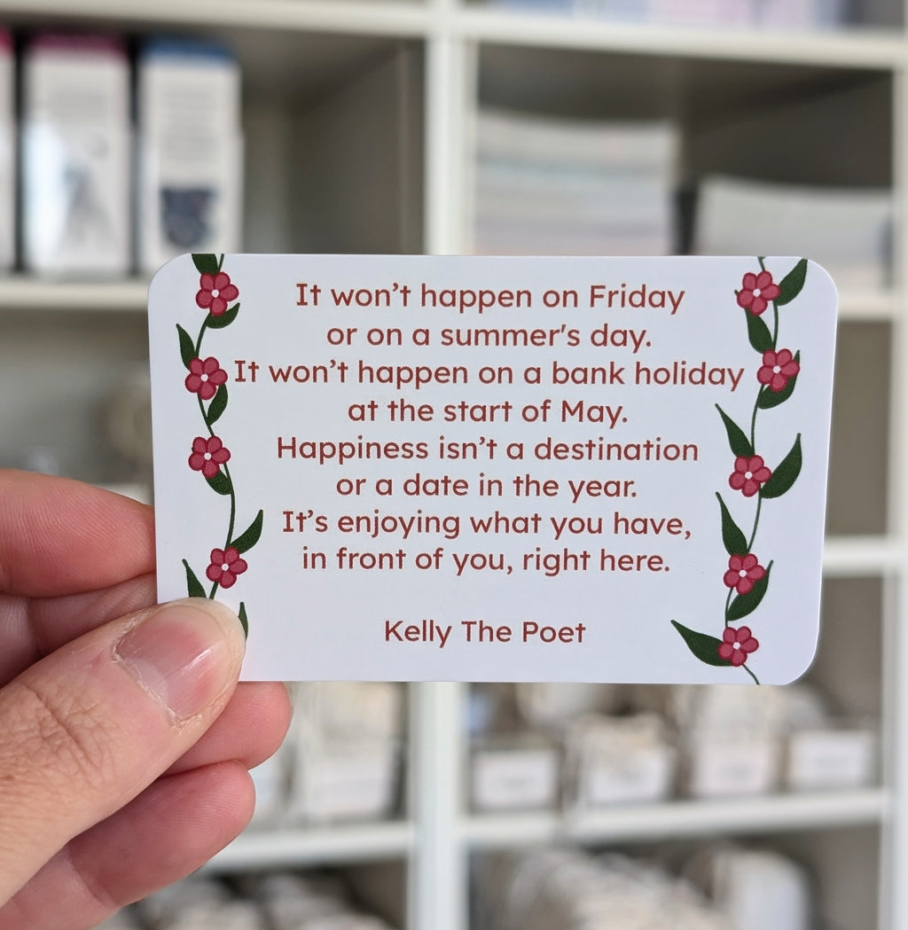 Happiness Pocket Poem