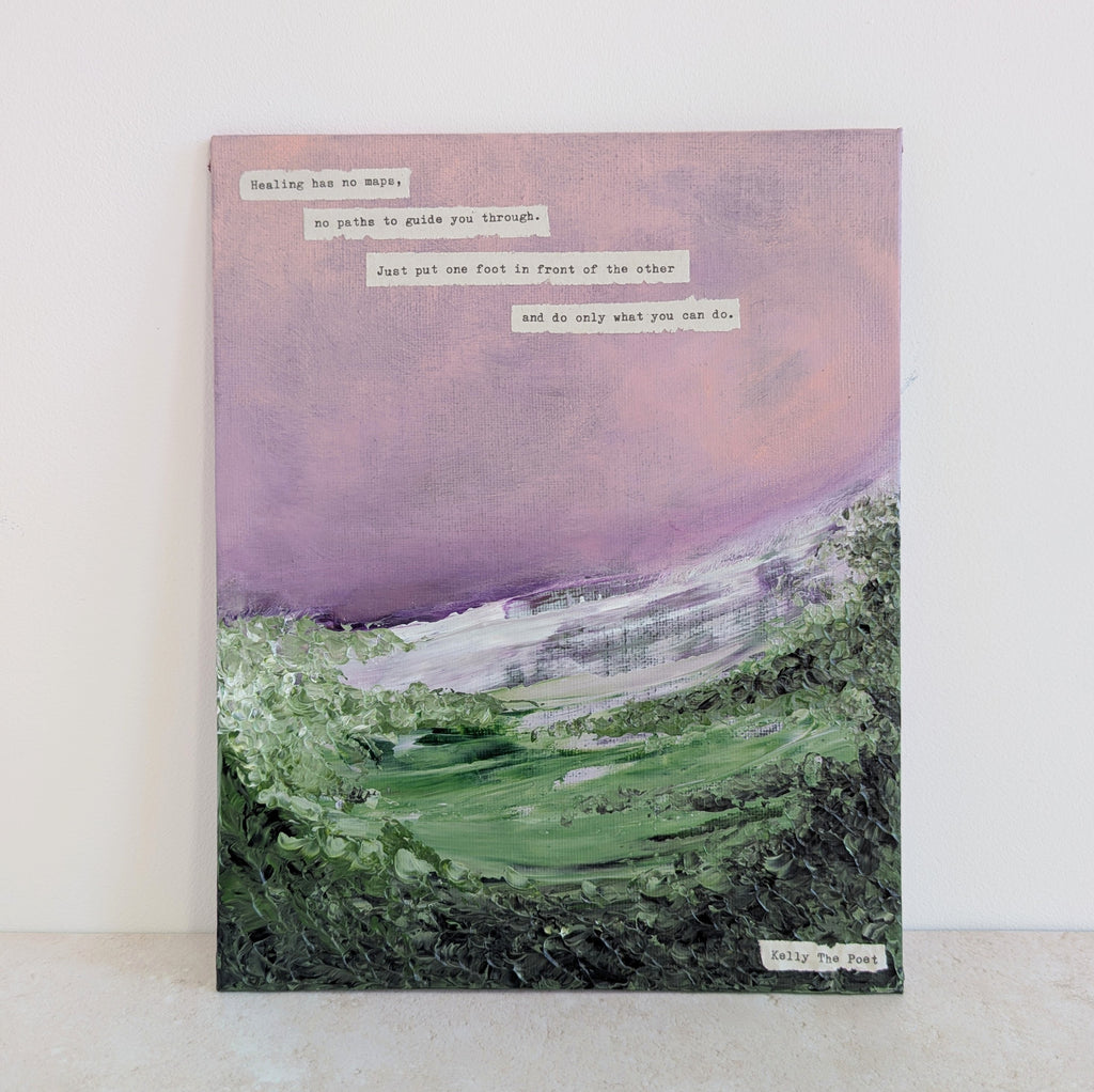 Healing Original Canvas Board