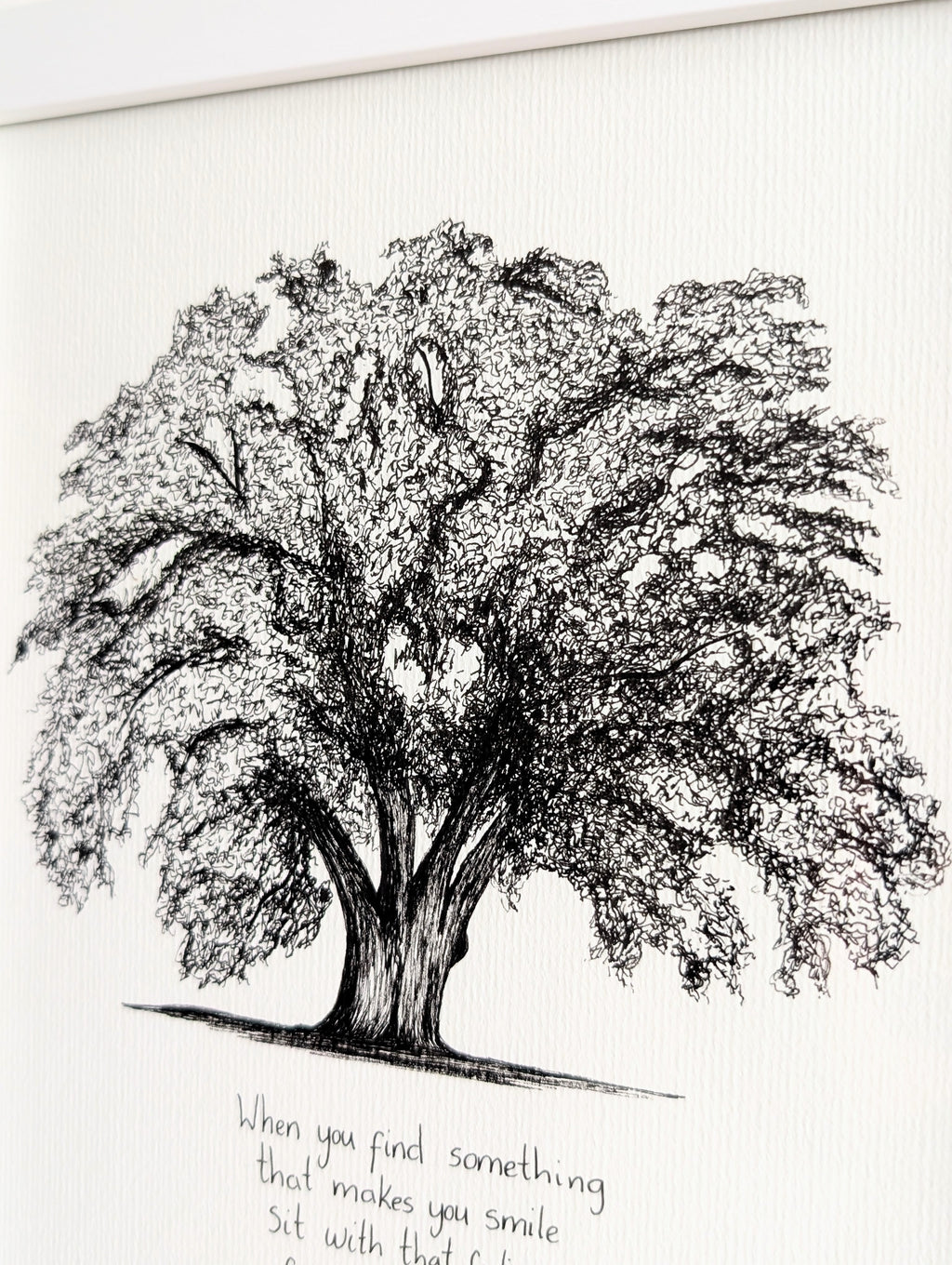 When You Find Something - Original Tree Sketch