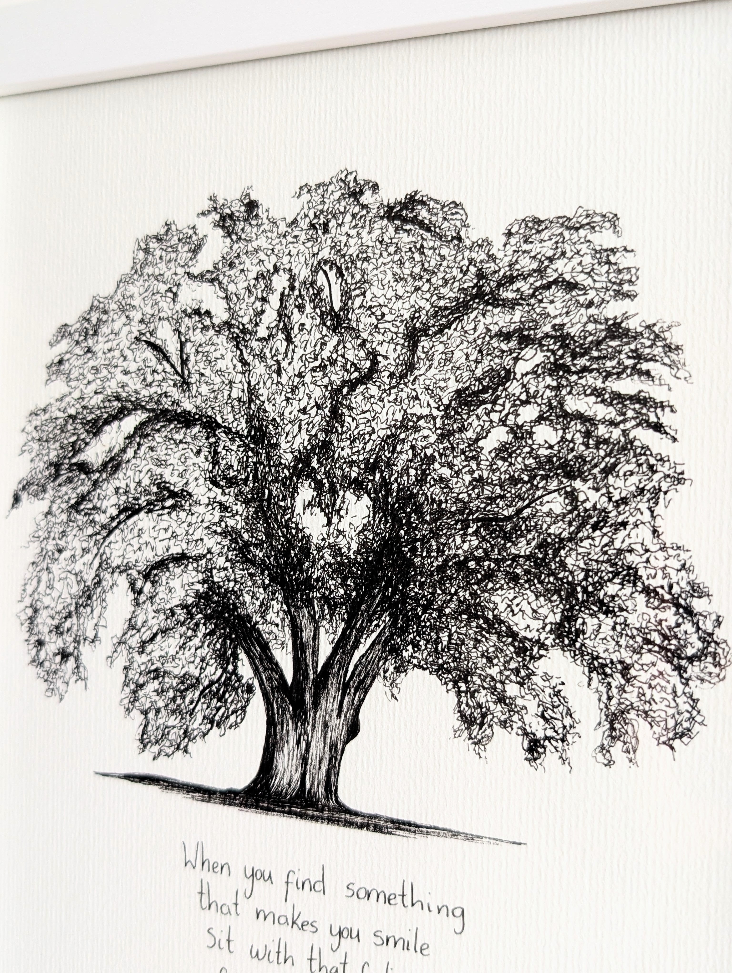 When You Find Something - Original Tree Sketch