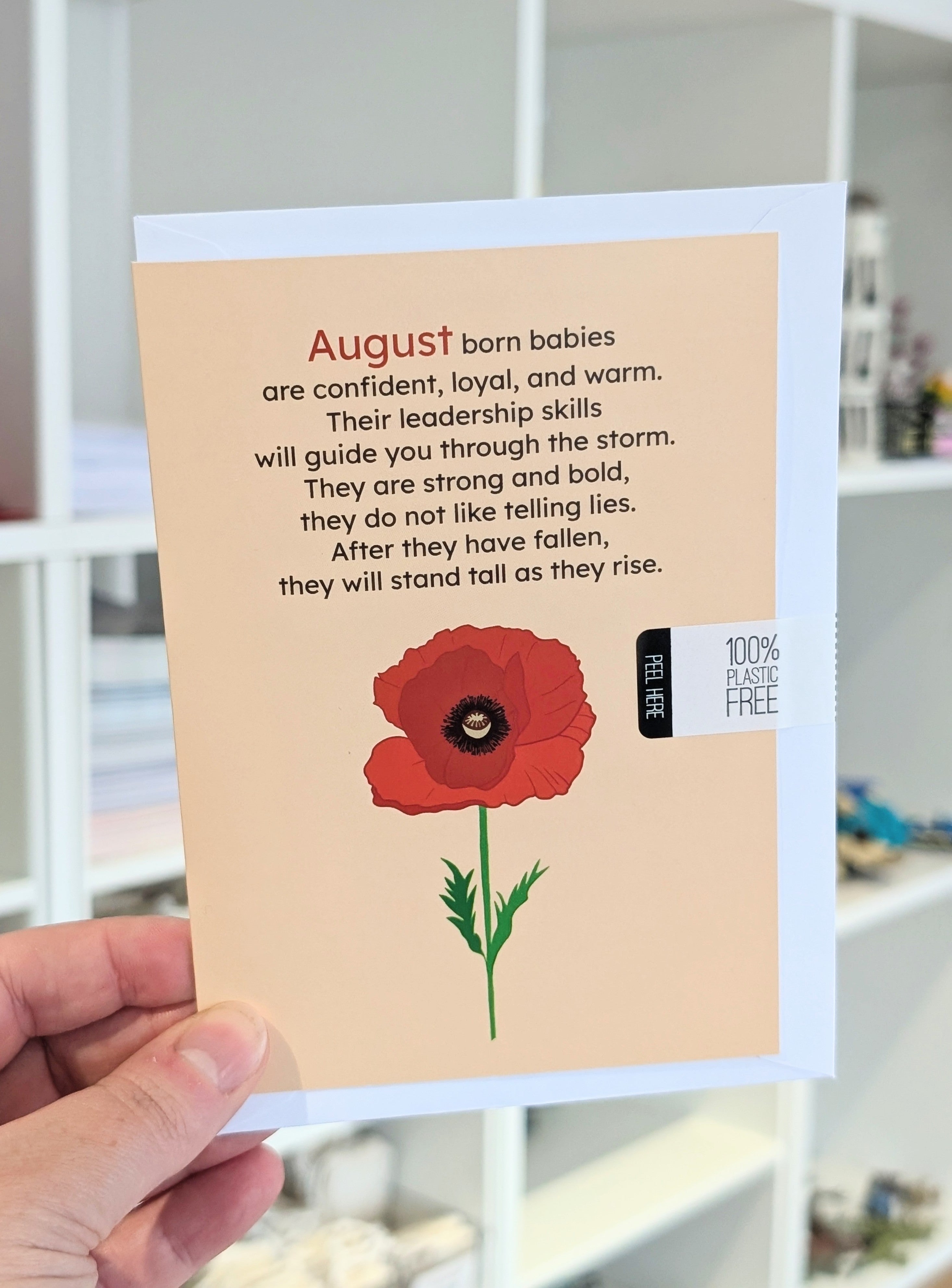 August Greeting Card