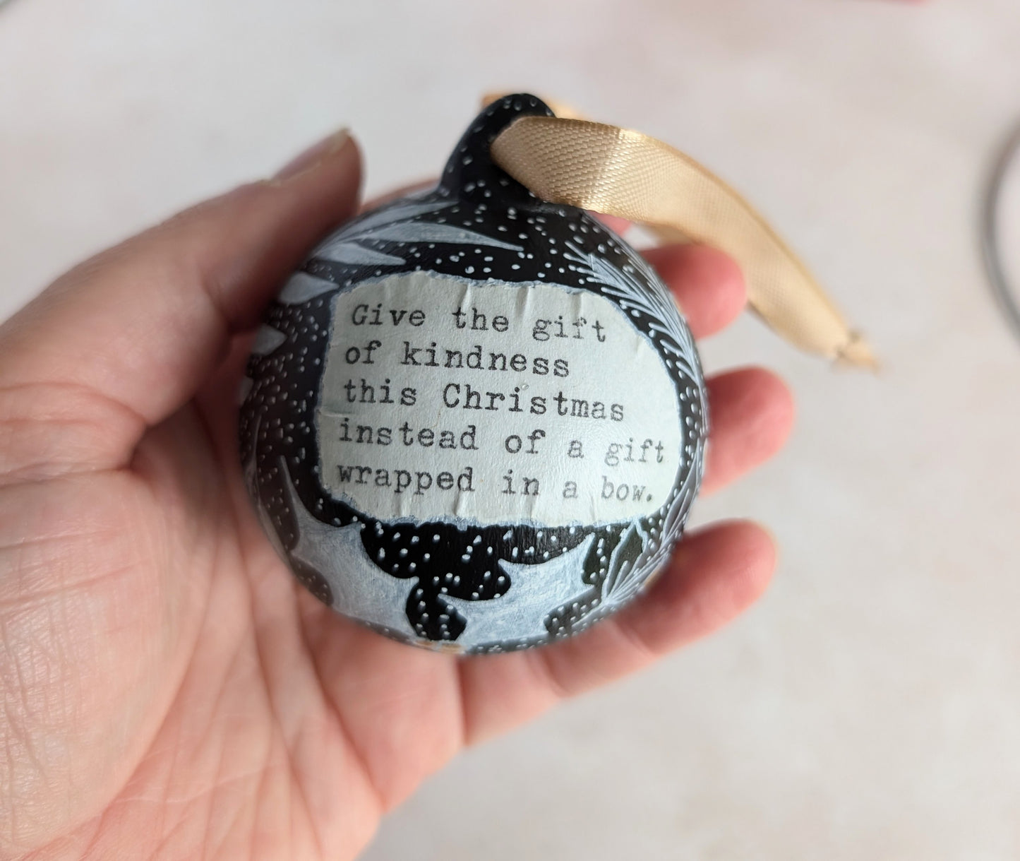 Hand Painted Bauble - Gift Of Kindness