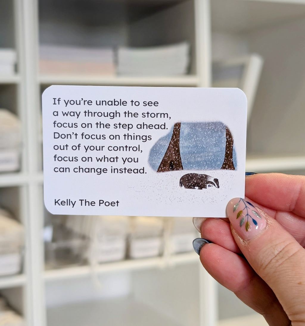 Badger And Butterfly Pocket Poems