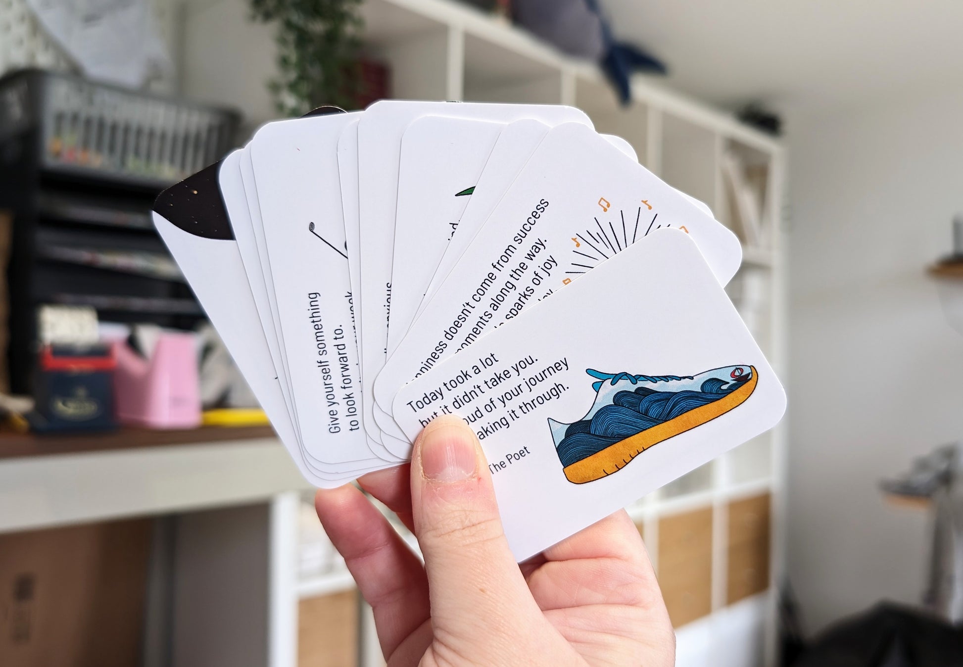 Mental Health Cards For Men, Positive poems to support men struggling with anxiety and their mental health.