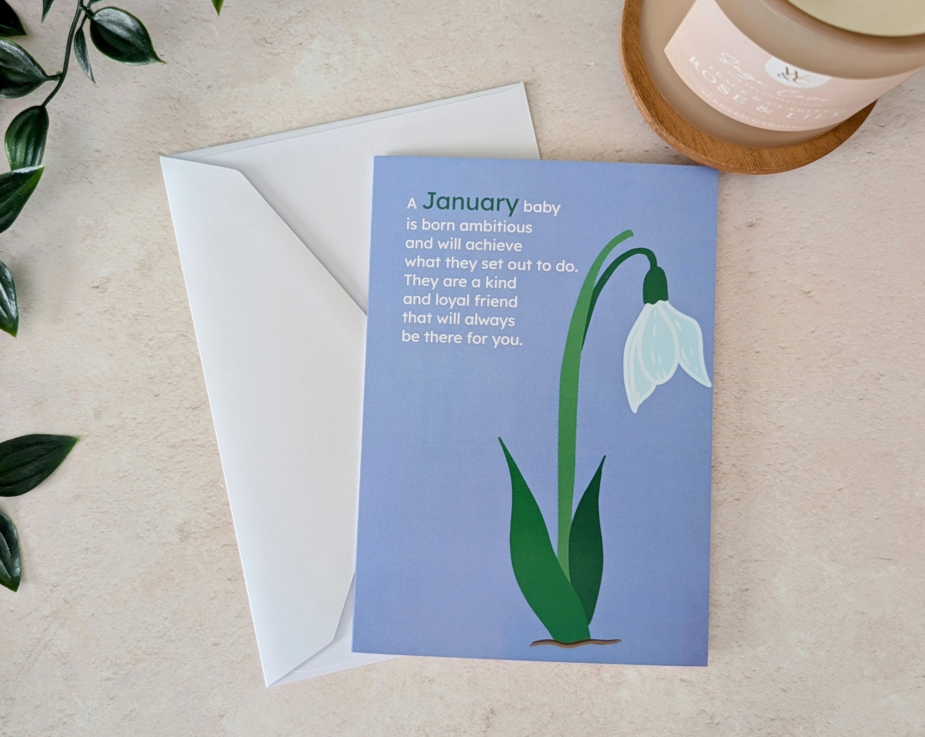 January Greeting Card