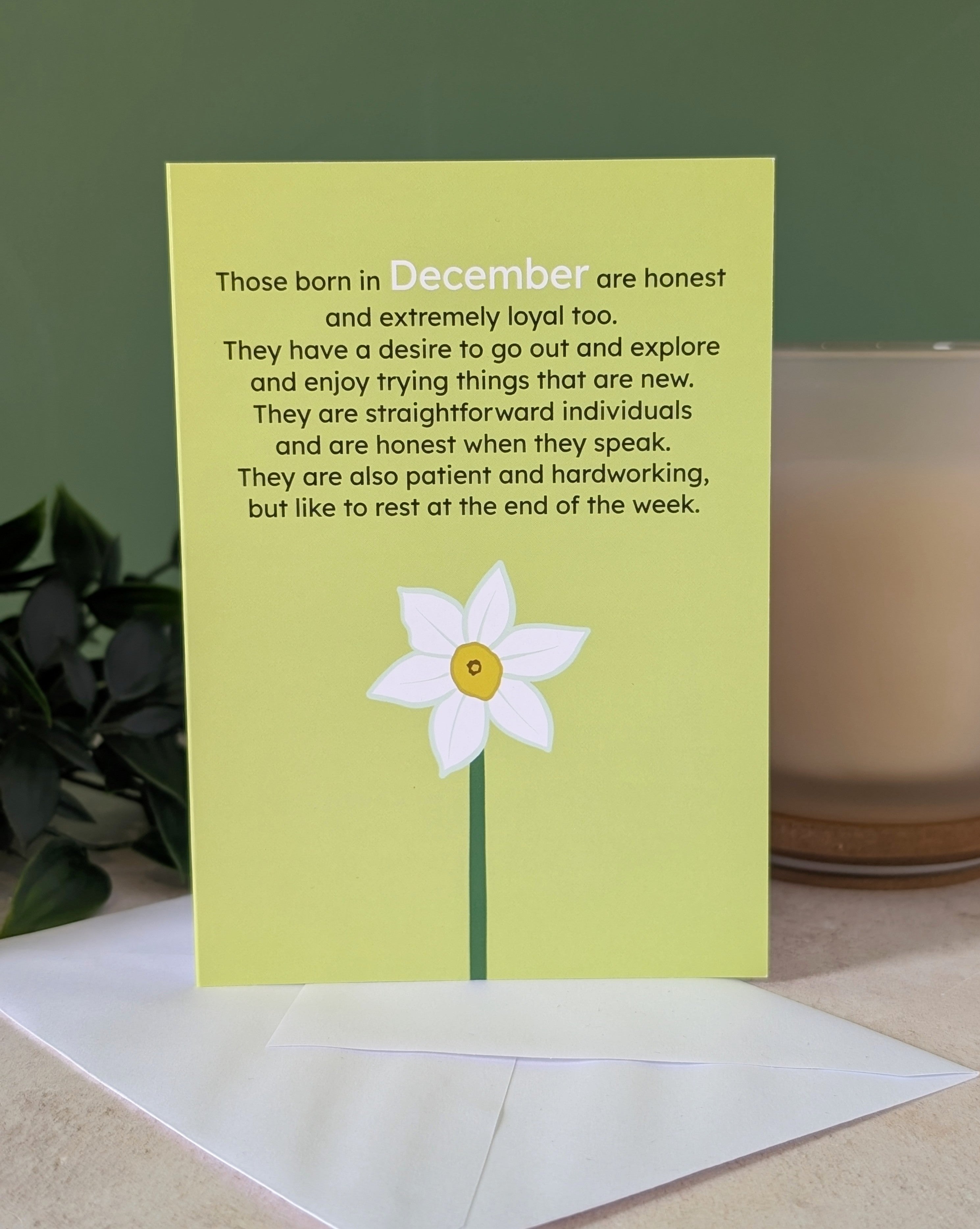 December Greeting Card