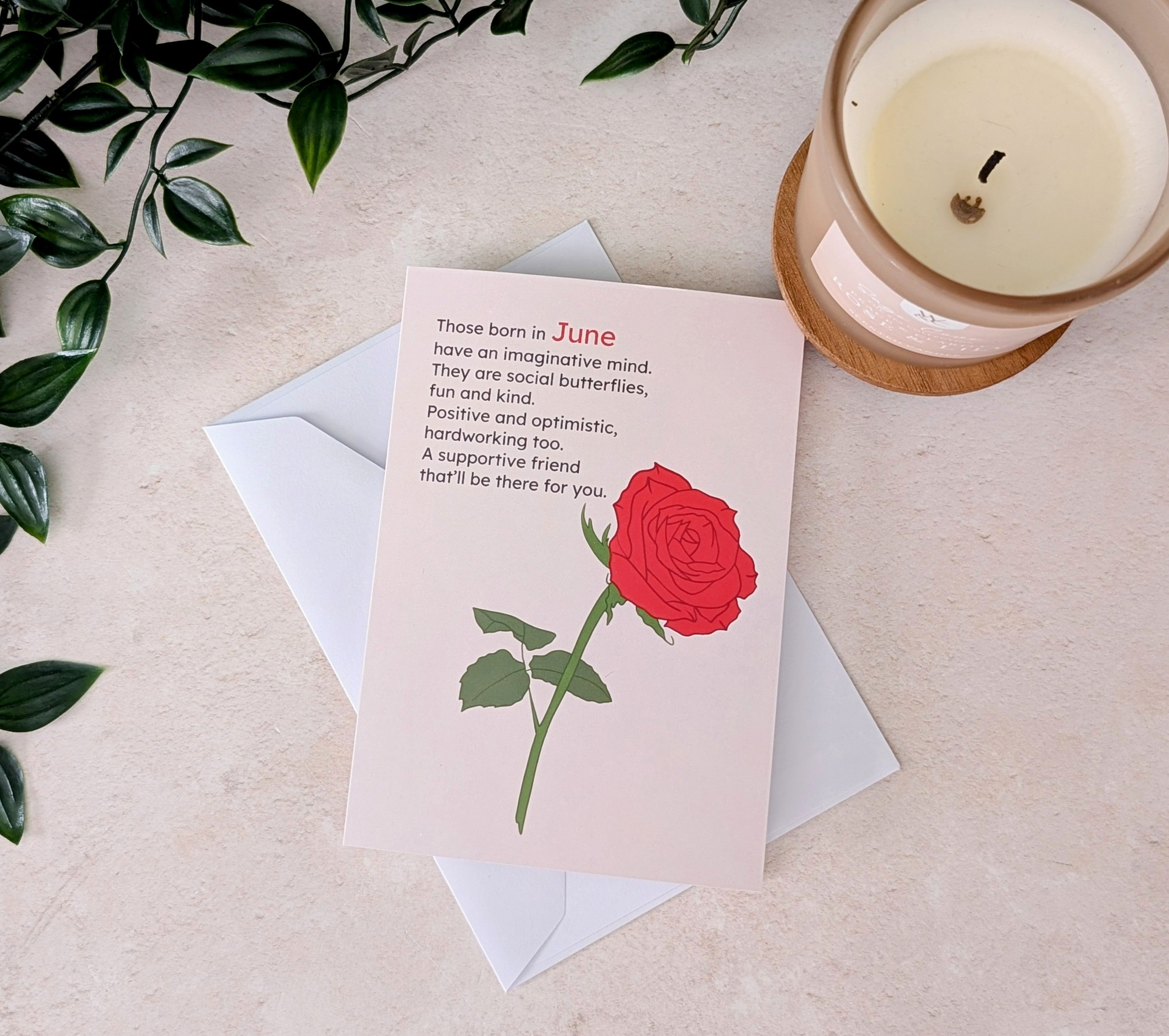 June Greeting Card