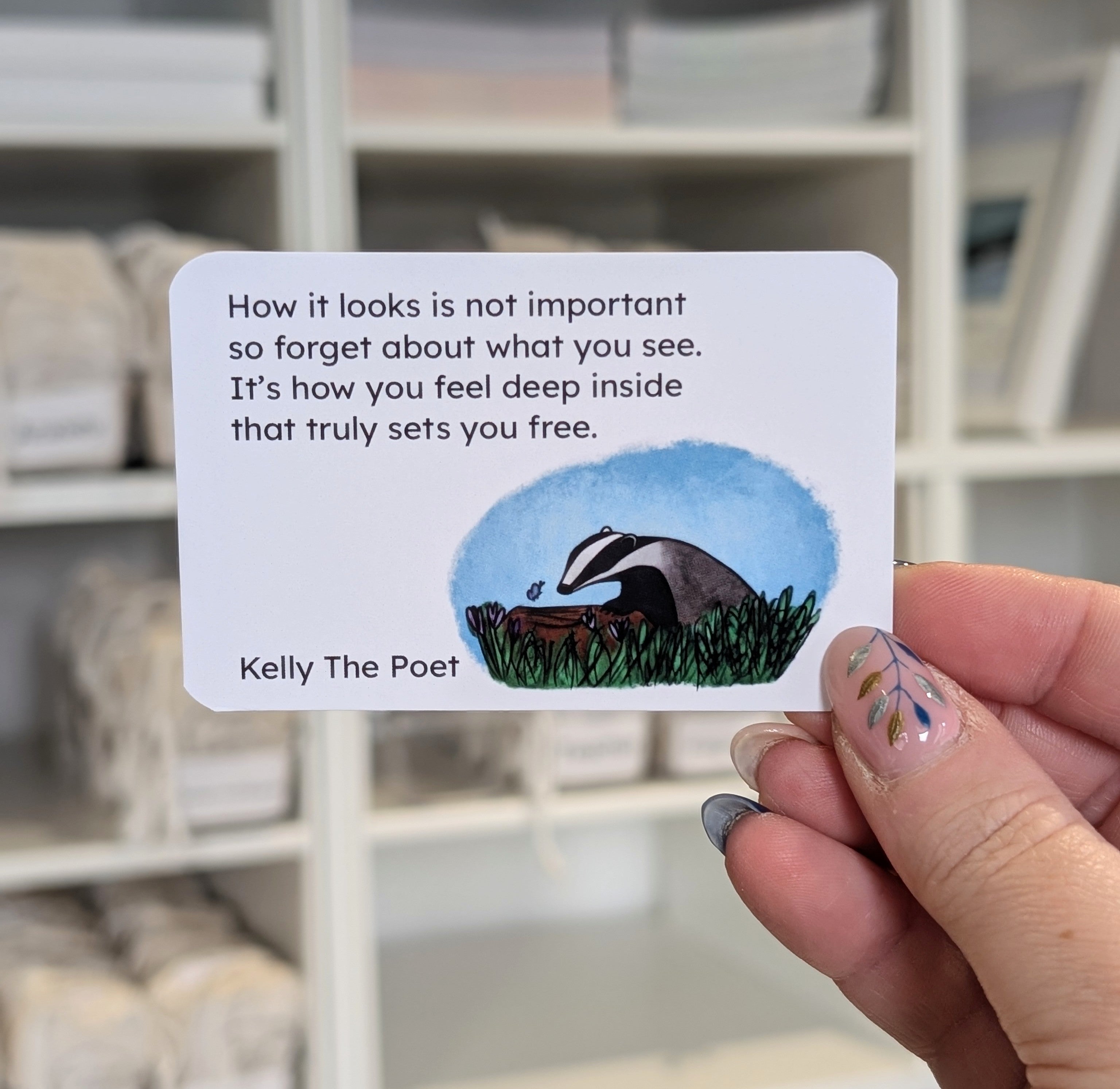 Badger And Butterfly Pocket Poems