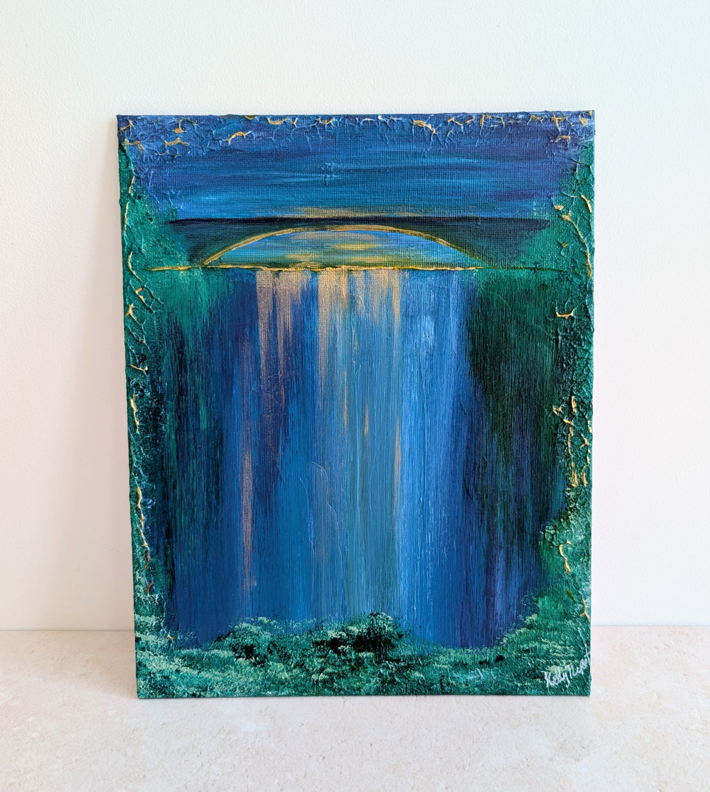 The Glowing Waterfall