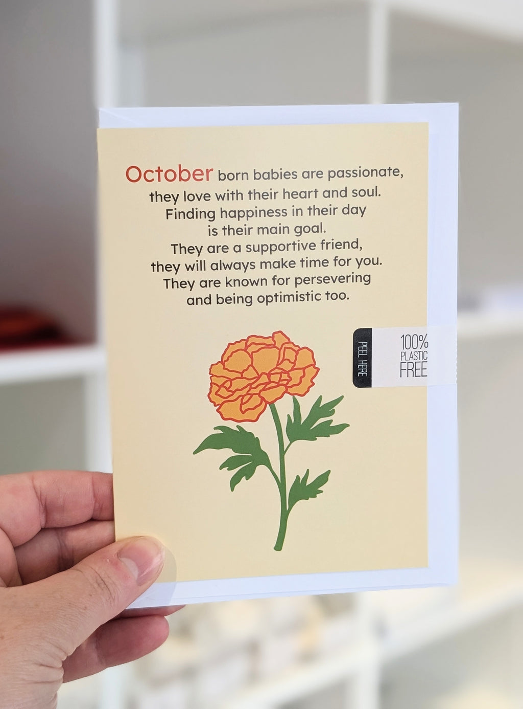 October Greeting Card